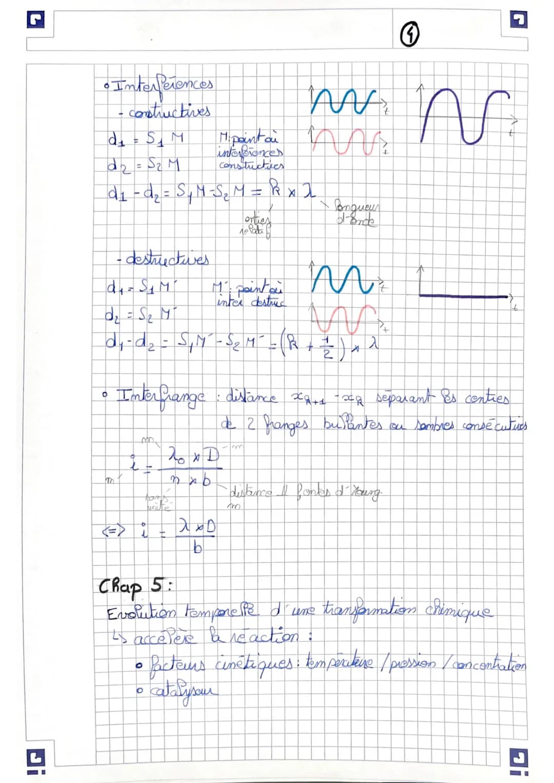 Révision BAC Blanc
Chap 1:
④
• Espèce amprotère est à la fois acide d'un couple et
base d'un autre couple
ex:
$H3O+(29)/H₂O (P)$
$H₂O (P)/H