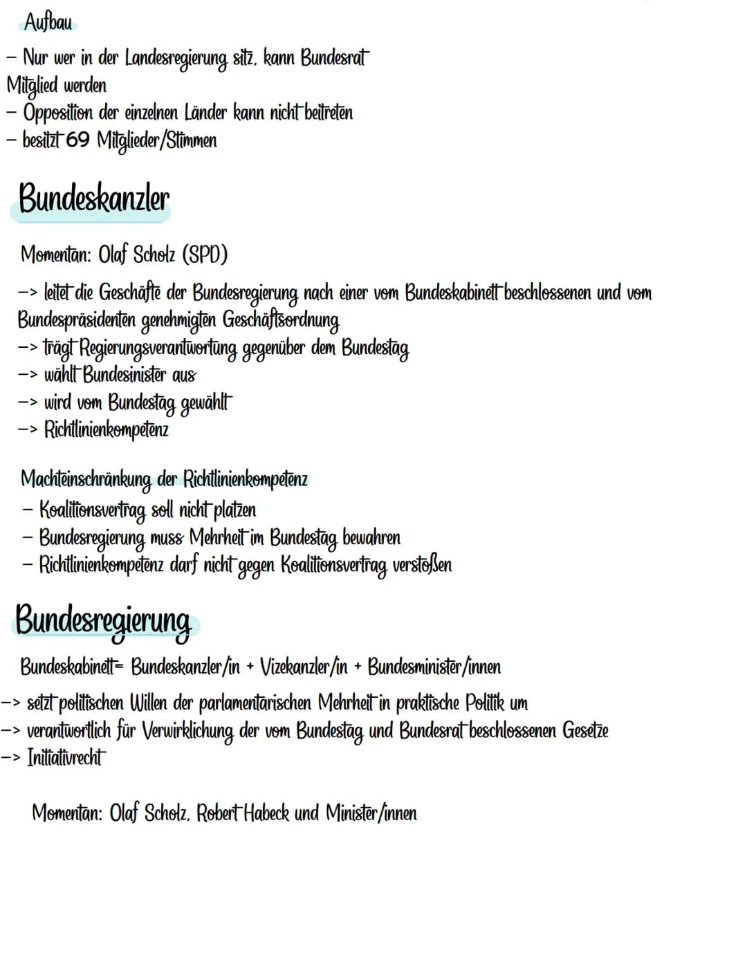 Powi
-Gewaltenteilung
-Bundestag
-Bundesrat
-Bundeskanzler
-Grundgesetzänderung 3+20
-Bundesverfassungsgericht
-Spannungsfeld Legislative≠J