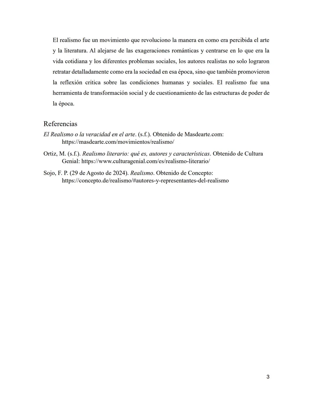 # El Realismo
El realismo es un movimiento literario que surge a mediados del siglo XIX en Europa como
una respuesta a las transformaciones