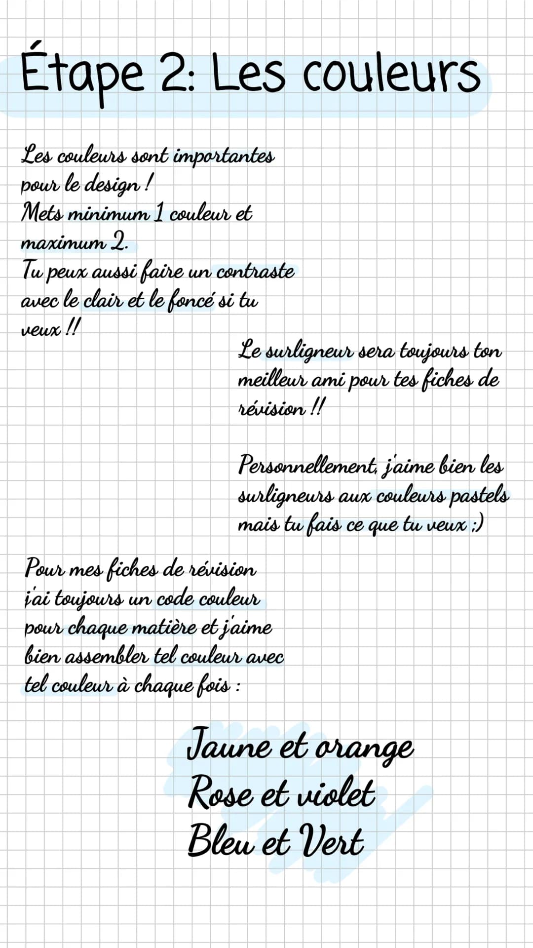 # Comment
créer sa
propre fiche
de révision
_Emejo_study_ # Étape 1: Le Support
Prends de préférence
de petites feuilles de
classeur po