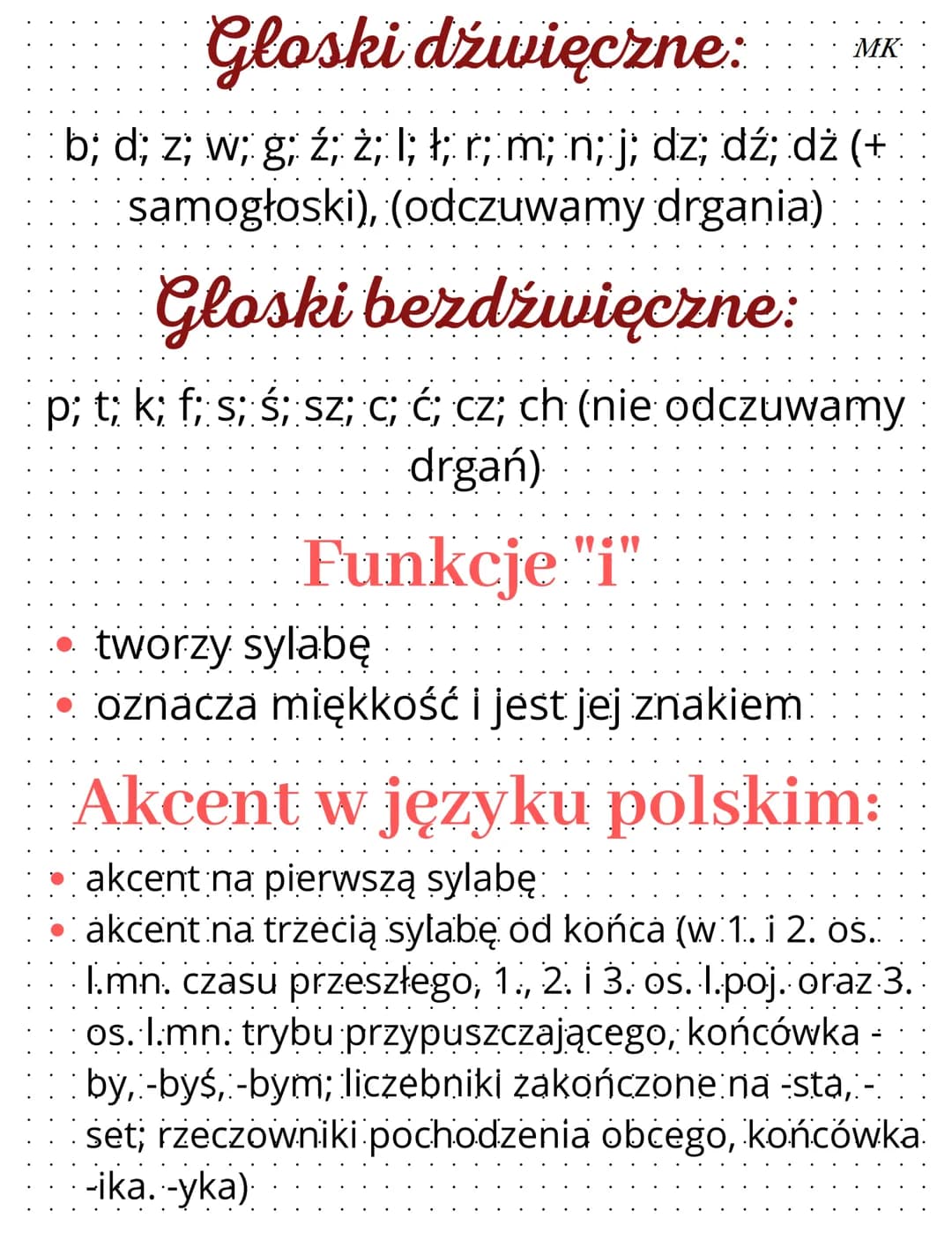 MK
# FONETYKA
Fonetyka- jeden z działów lingwistyki, zajmuje się badaniem
dźwięków mowy ludzkiej (głoski) od strony ich artykulacji.
...(w