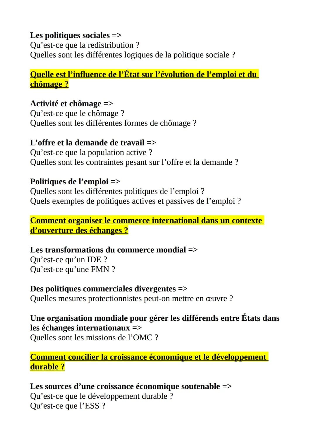 Exemples de sujet du grand oral du bac :
STMG
DROIT
Qu'est-ce que le droit ?
Le droit et les fonctions du droit =>
Qu'est-ce que la laïci