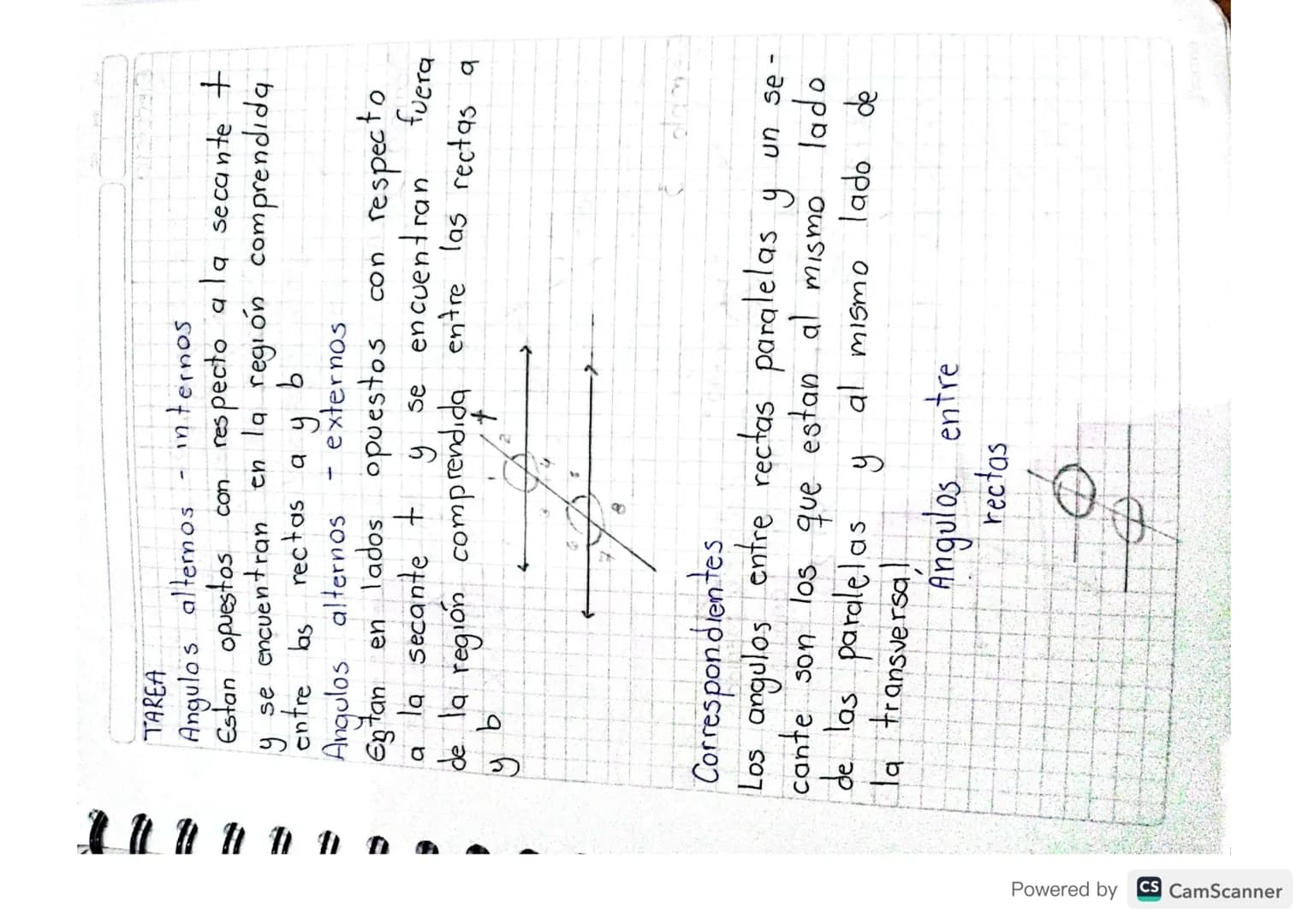 Tarea
- Consultar la definición de los ángulos, sus elemen-
tos con representación gráfica
Solución
Definición:
Porción Indefinida del plan