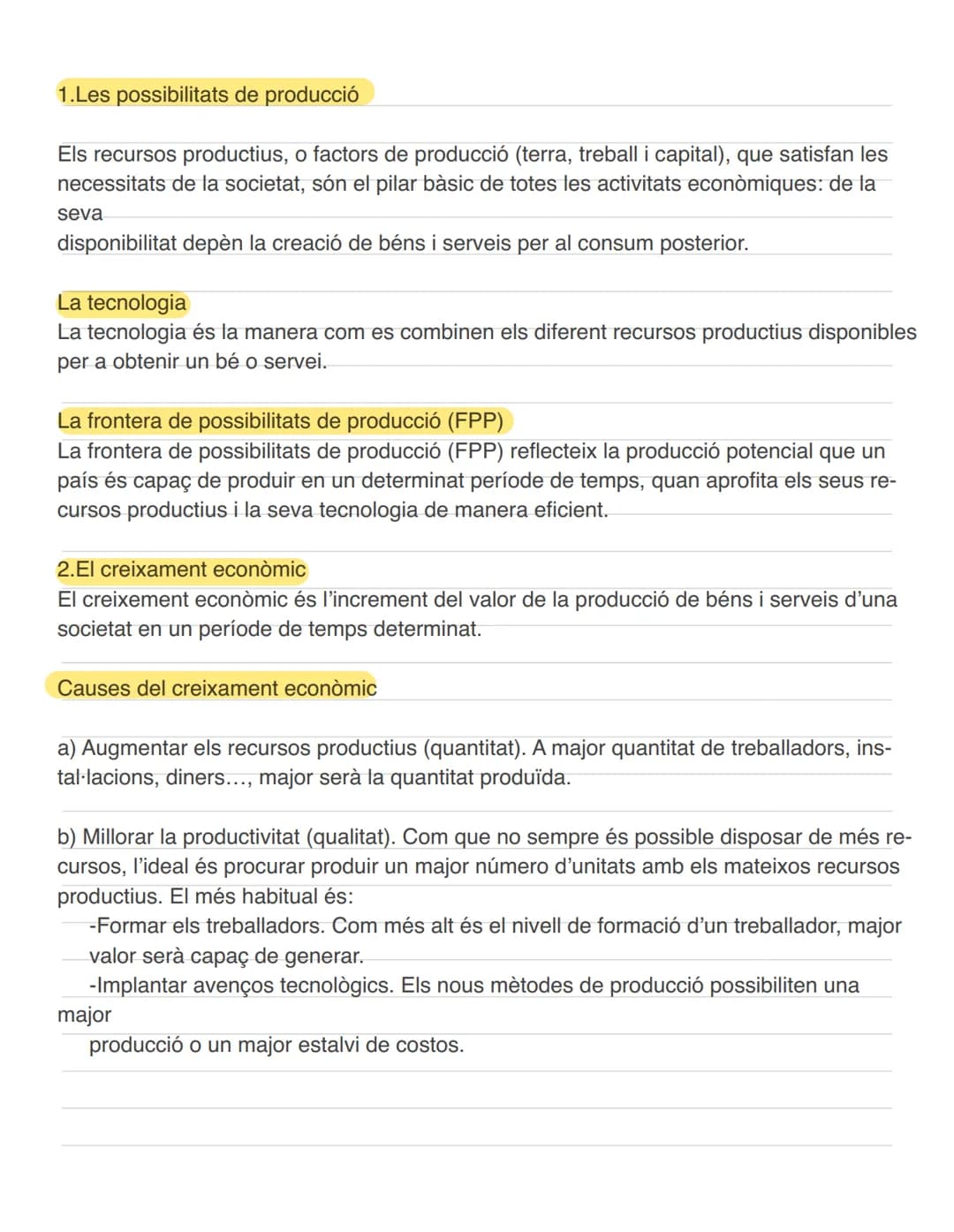 U1-La ciència de les
decisions Què és l'economia?
Al planeta Terra tot és limitat: des de la vida de les espècies que l'habiten fins el
Sol