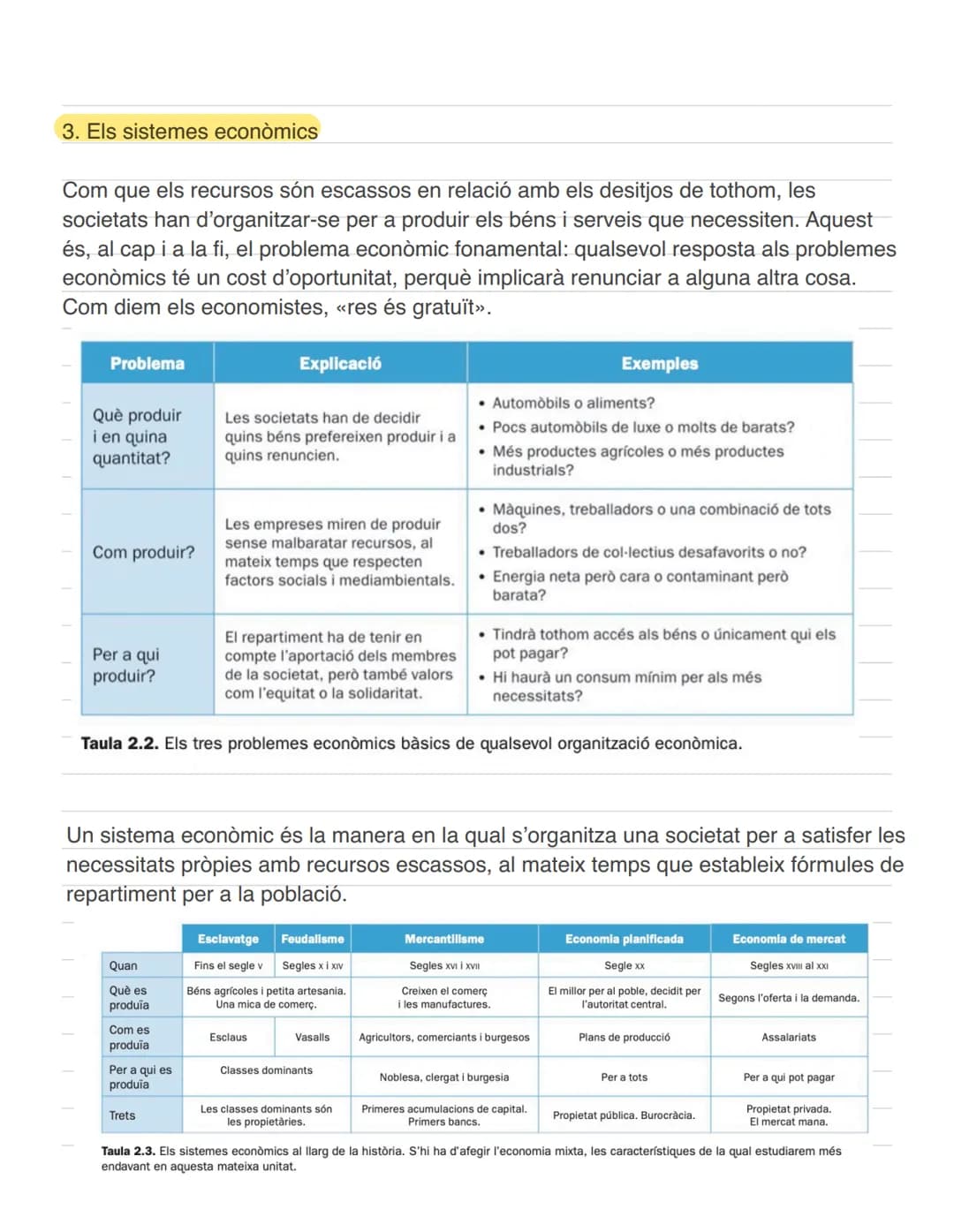 U1-La ciència de les
decisions Què és l'economia?
Al planeta Terra tot és limitat: des de la vida de les espècies que l'habiten fins el
Sol