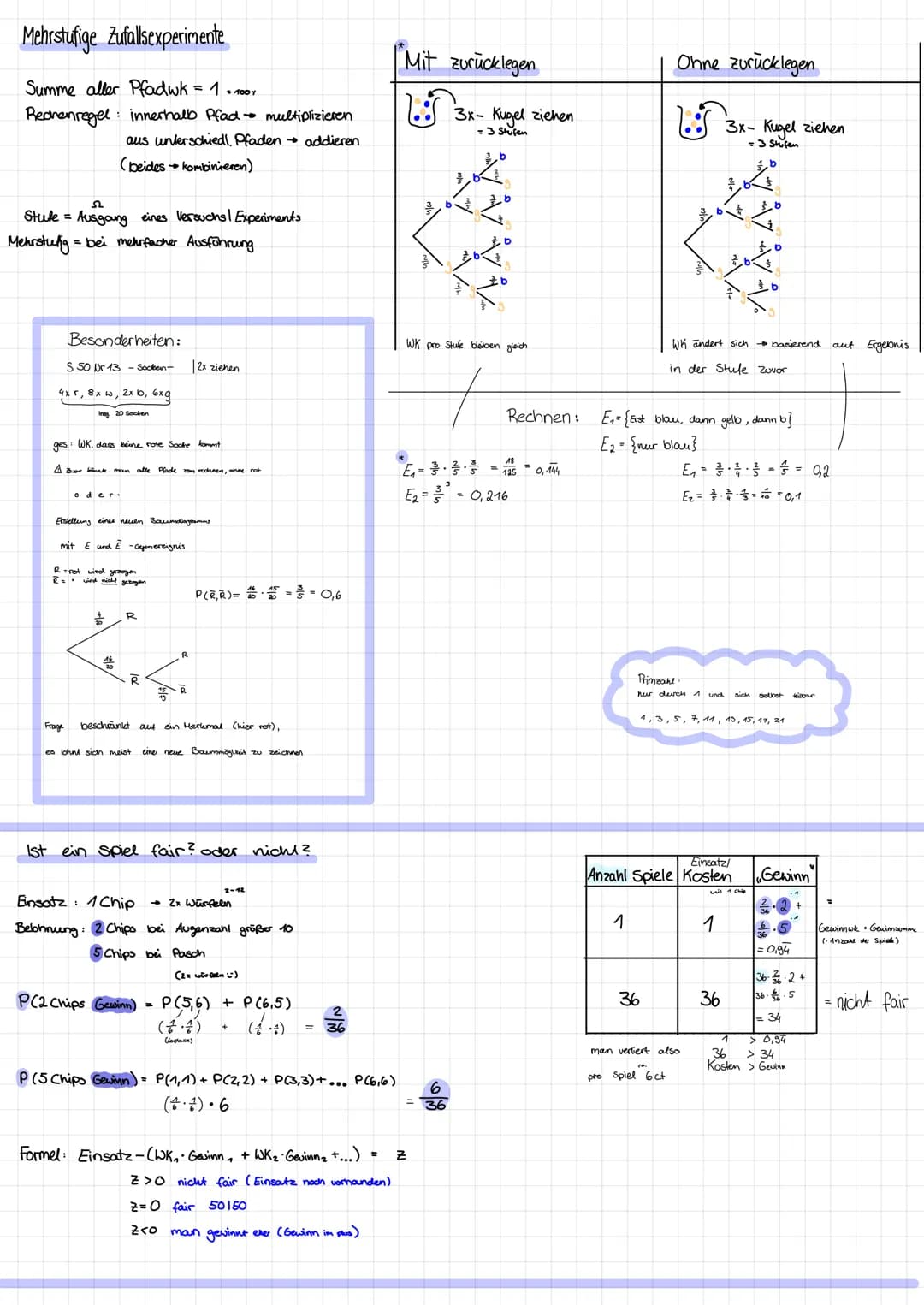 # Q3-Klausur 1
Begriffe I Definitionen
Ergebnisraum $\Omega = {\underset{ele.}{A}}$ = alle möglichen Ausgänge des Experiments
Ergebnis =