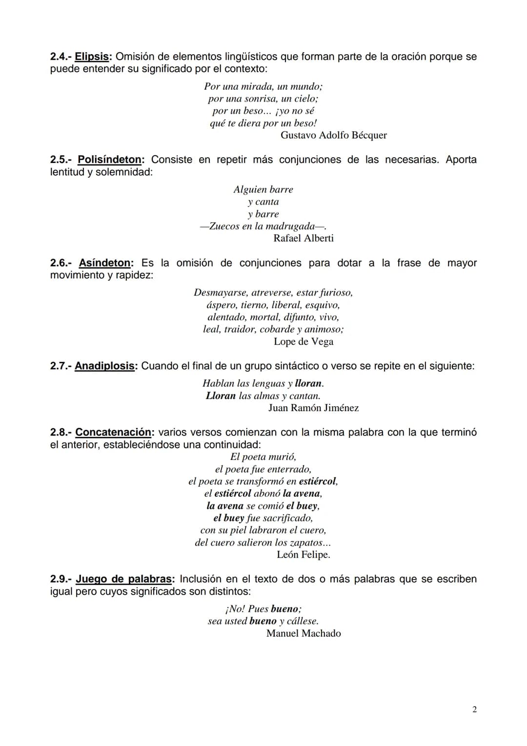 # PRINCIPALES RECURSOS ESTILÍSTICOS
1. - RECURSOS FÓNICOS:
Se trata de recursos estilísticos basados en el sonido de las palabras. Utiliza