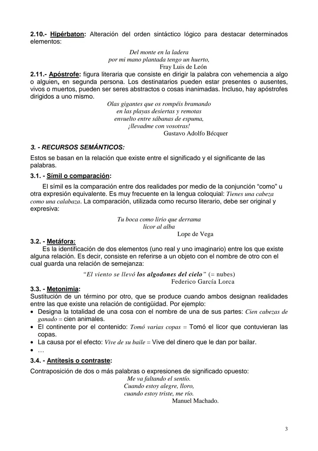 # PRINCIPALES RECURSOS ESTILÍSTICOS
1. - RECURSOS FÓNICOS:
Se trata de recursos estilísticos basados en el sonido de las palabras. Utiliza