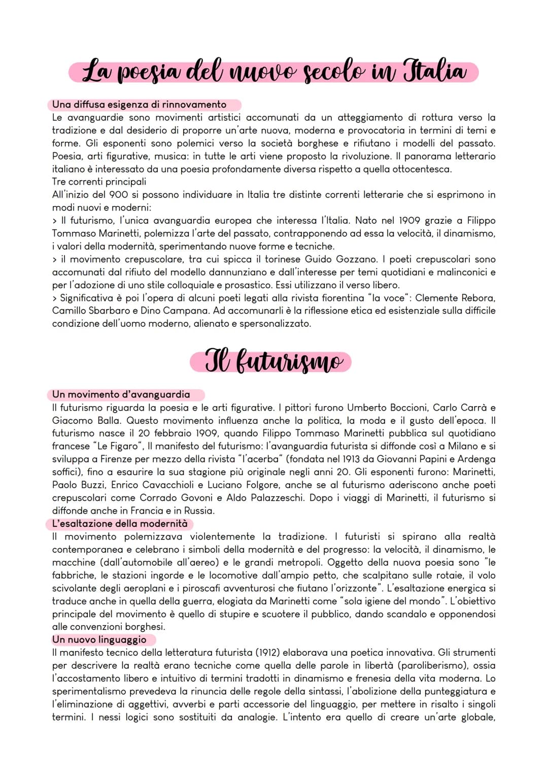 <h2>Una diffusa esigenza di rinnovamento</h2>
<p>Le avanguardie sono movimenti artistici accomunati dall'atteggiamento di rottura verso la