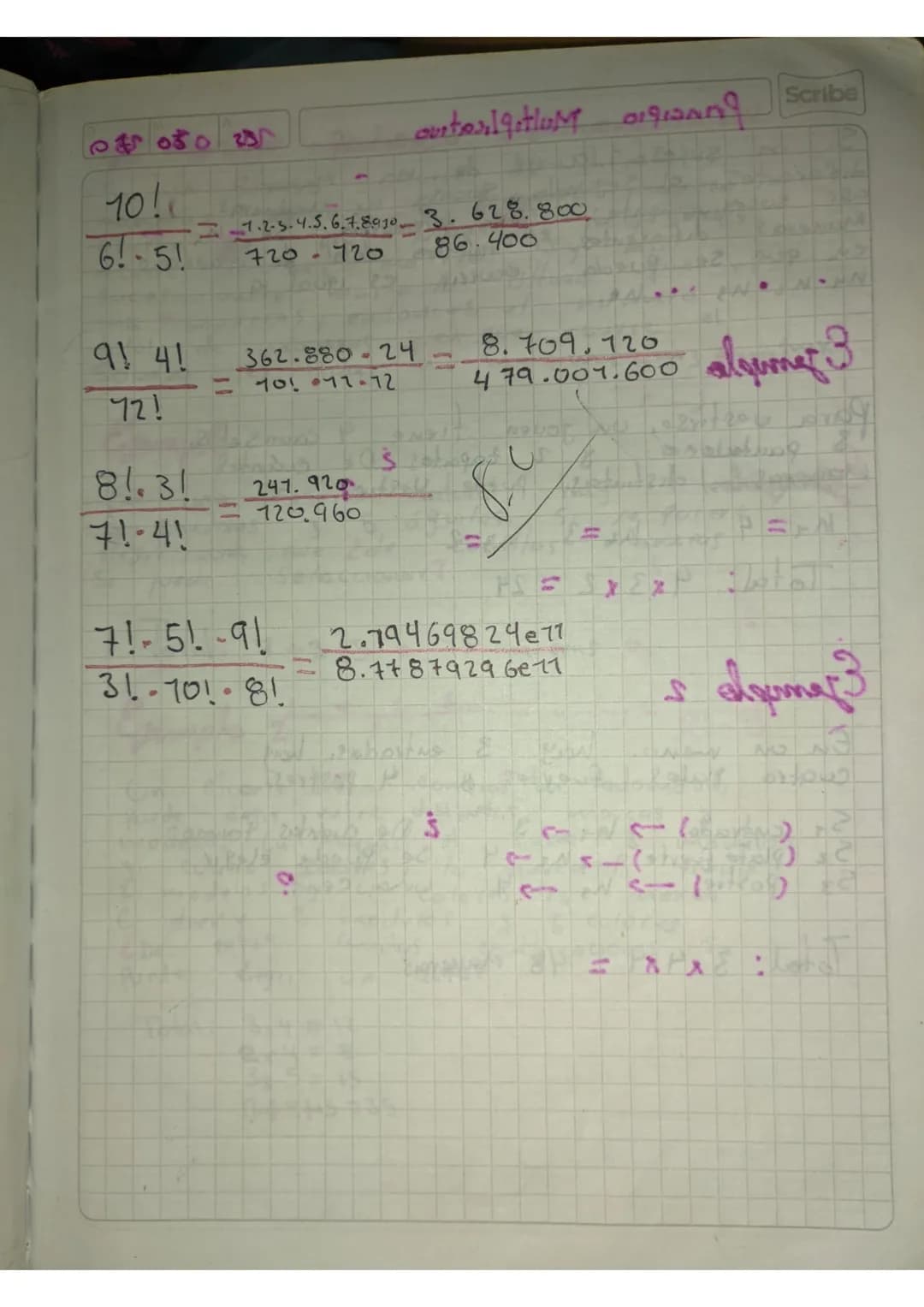 07 03 23 Tecnicas de conte
Scribe
en numerologe
لا
estadistilizadas parcen de probabilidad el
total de resultados, las diferentes
técnicas s