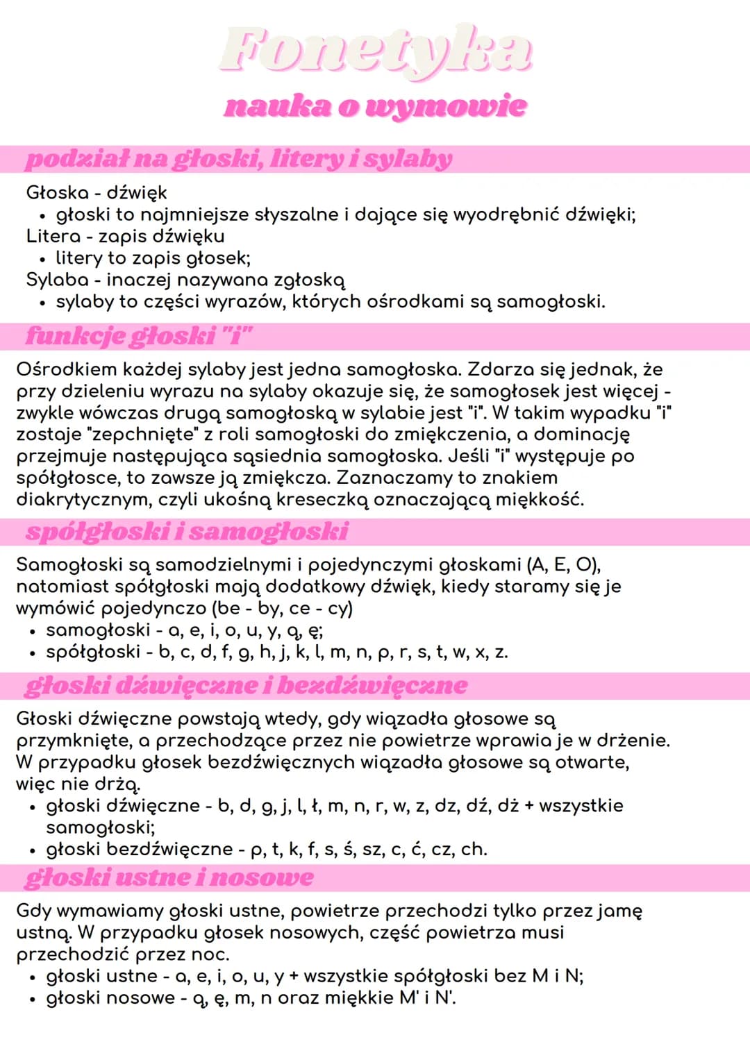 <h2>Co to jest fonetyka w języku polskim</h2>
<p>Fonetyka to nauka o wymowie, traktująca o zjawiskach fonetycznych, takich jak głoski, liter