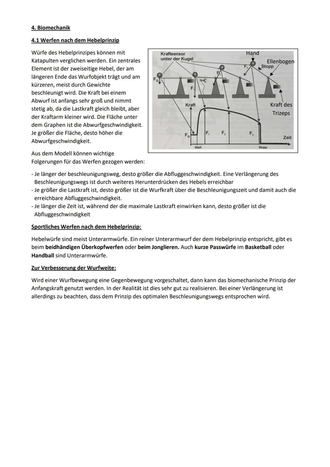 # Werfen
Fast alle Würfe im Sport können in 3 Grundformen unterteilt werden. Diese sind Schlagwürfe, Drehwürfe
und Druckwürfe. Dabei gibt e