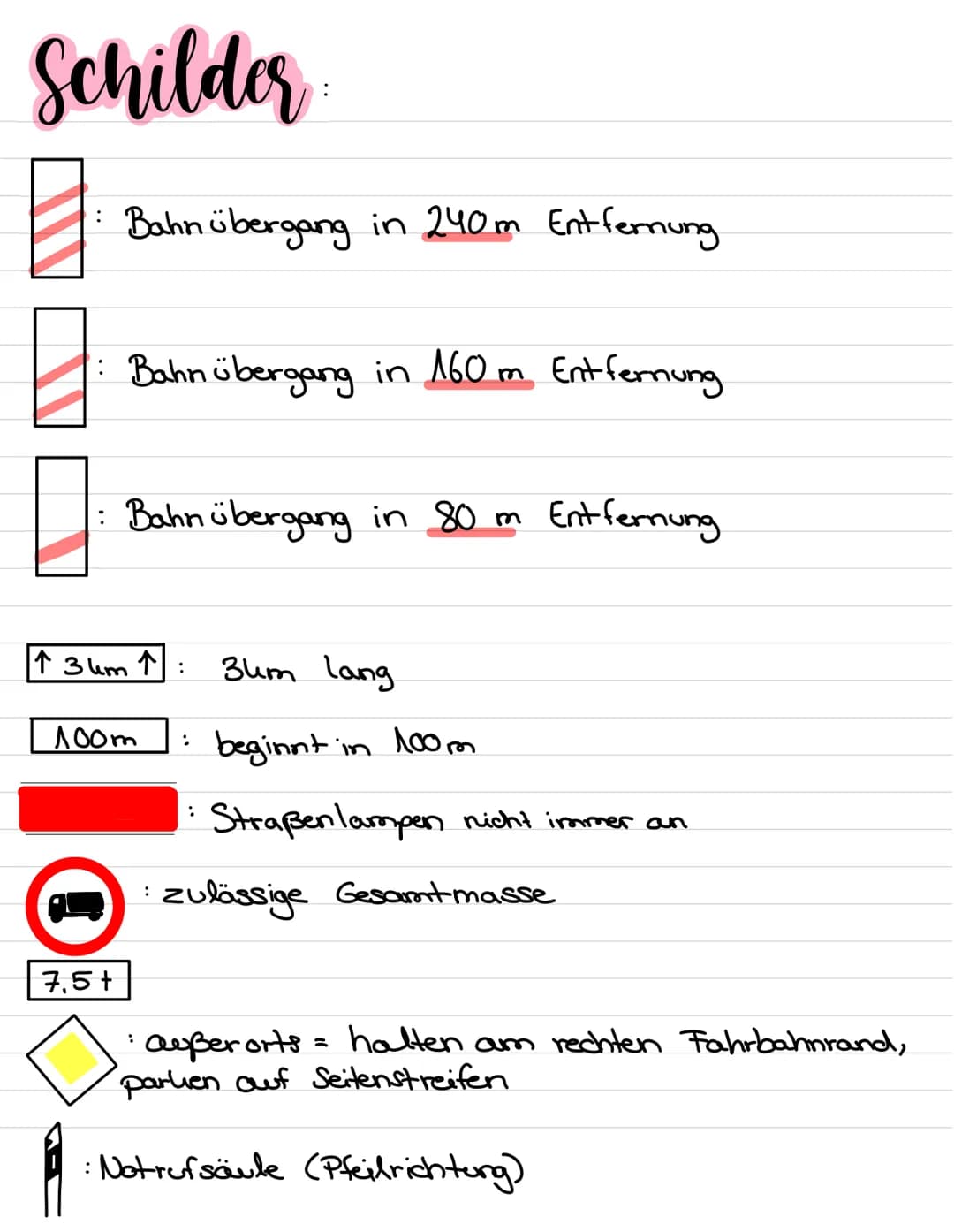 <p>Hier finden Sie eine Zusammenfassung der wichtigsten theoretischen Inhalte für die Fahrerlaubnisprüfung Klasse B. Diese Zusammenfassung