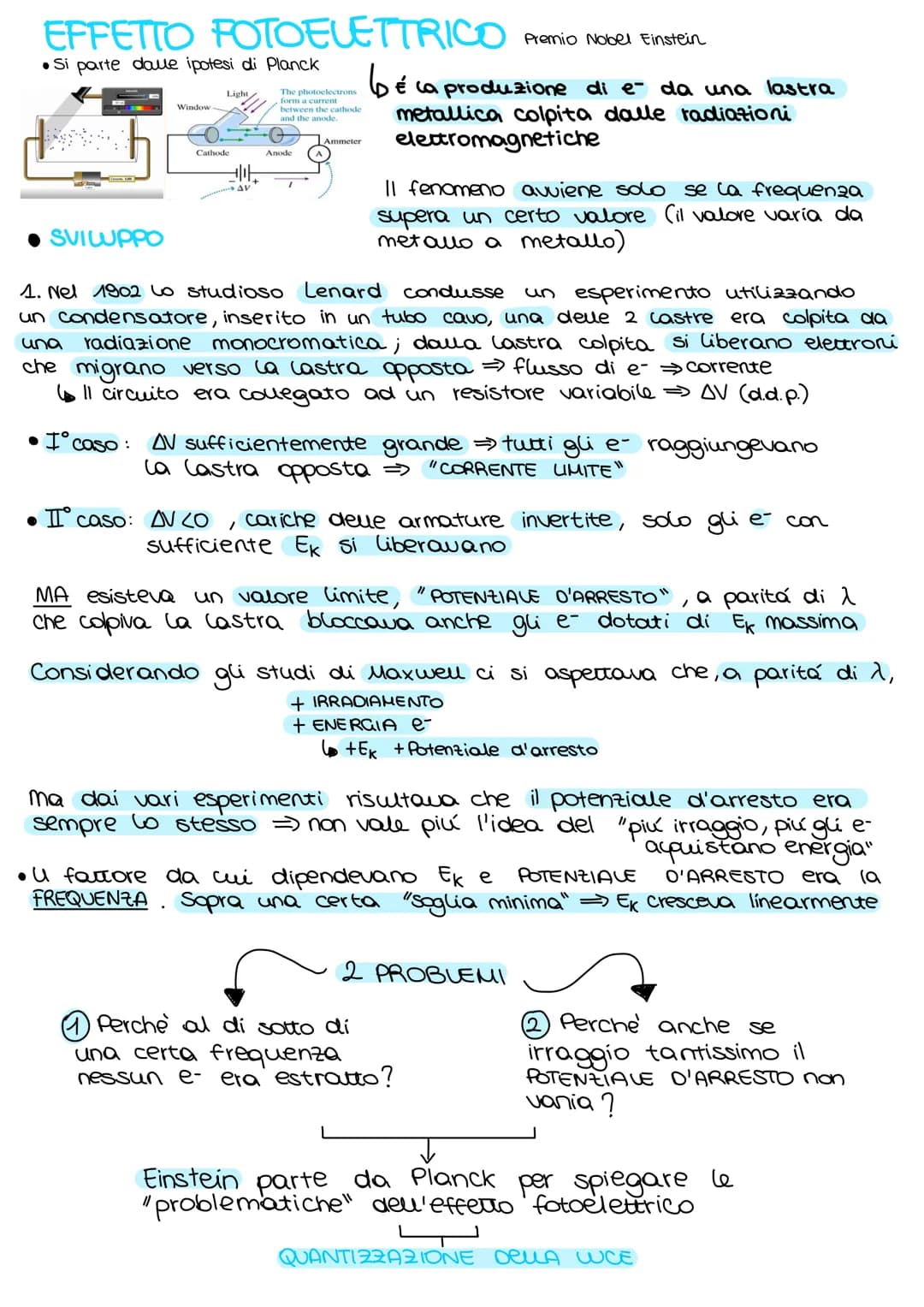 # INTERROGAZIONE 5 MAGGIO
La crisi della fisica classica
La fisica quentistica
• Il corpo nero e l'ipotesi di Planck
oggetto capace di ass