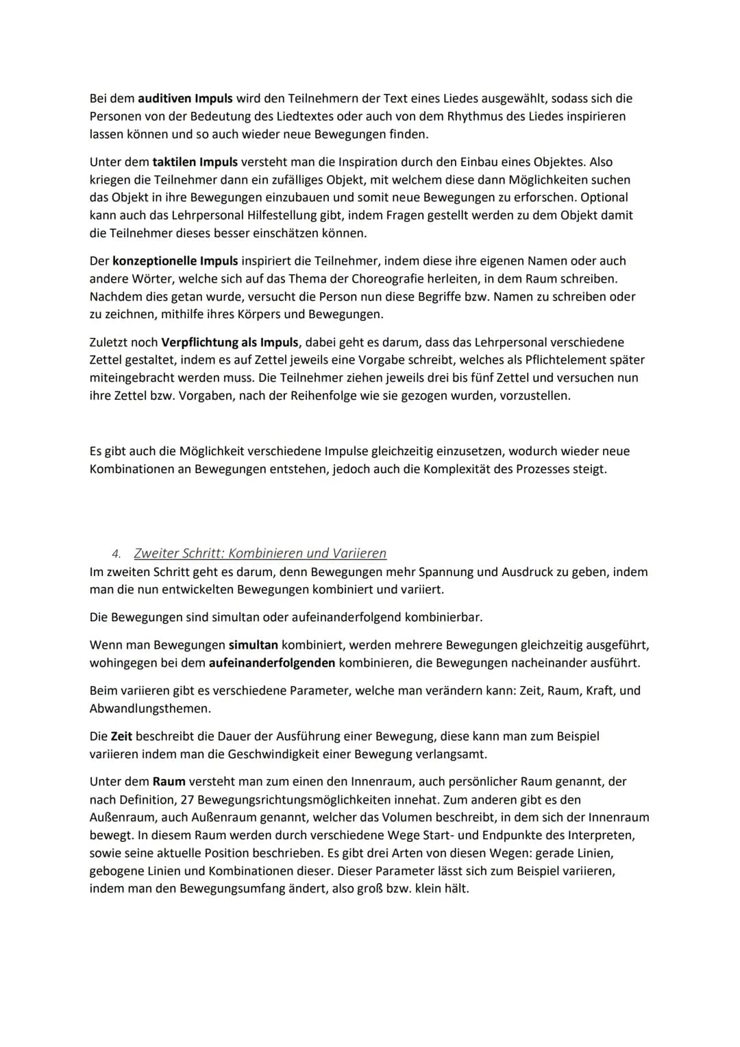 # Choreografieren
1. Einführung
Unter Choreografieren versteht man erstmal einen Tanzvortrag zu entwerfen und technisch sowie
künstlerisch