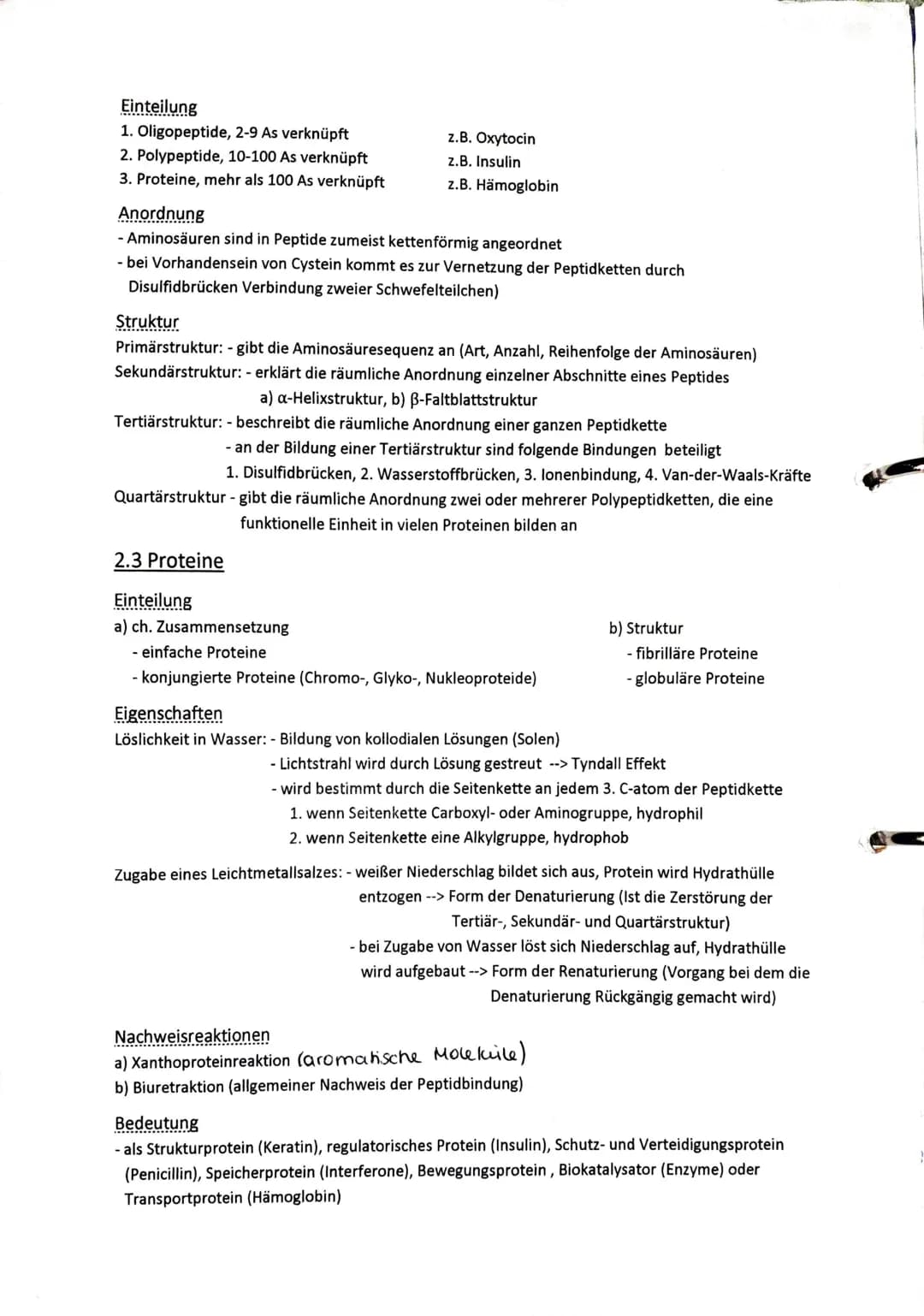 D
2. Proteine
2.1 Aminosäuren
Def: Sind Stoffe, die als funktionelle Gruppe mind. eine Carboxylgruppe und mind. eine Aminogruppe
enthalten