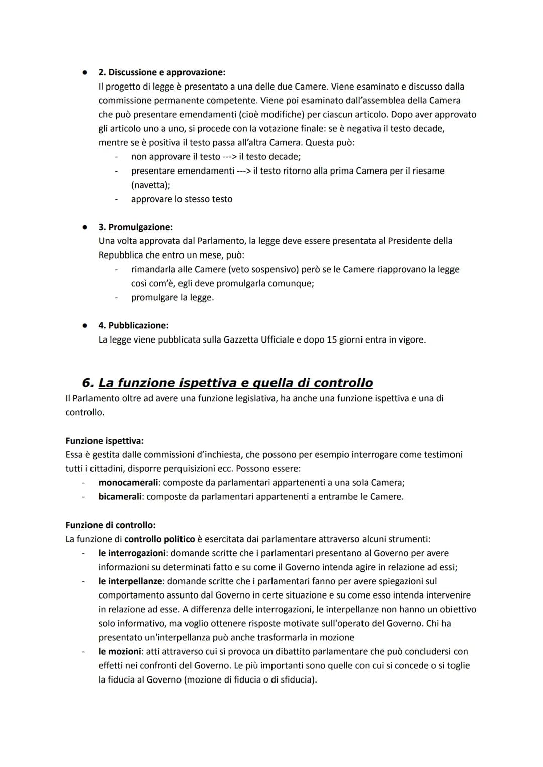 # LA FUNZIONE LEGISLATIVA: IL PARLAMENTO
1. La composizione del Parlamento
Parlamento: organo costituzionale titolare del potere legislati