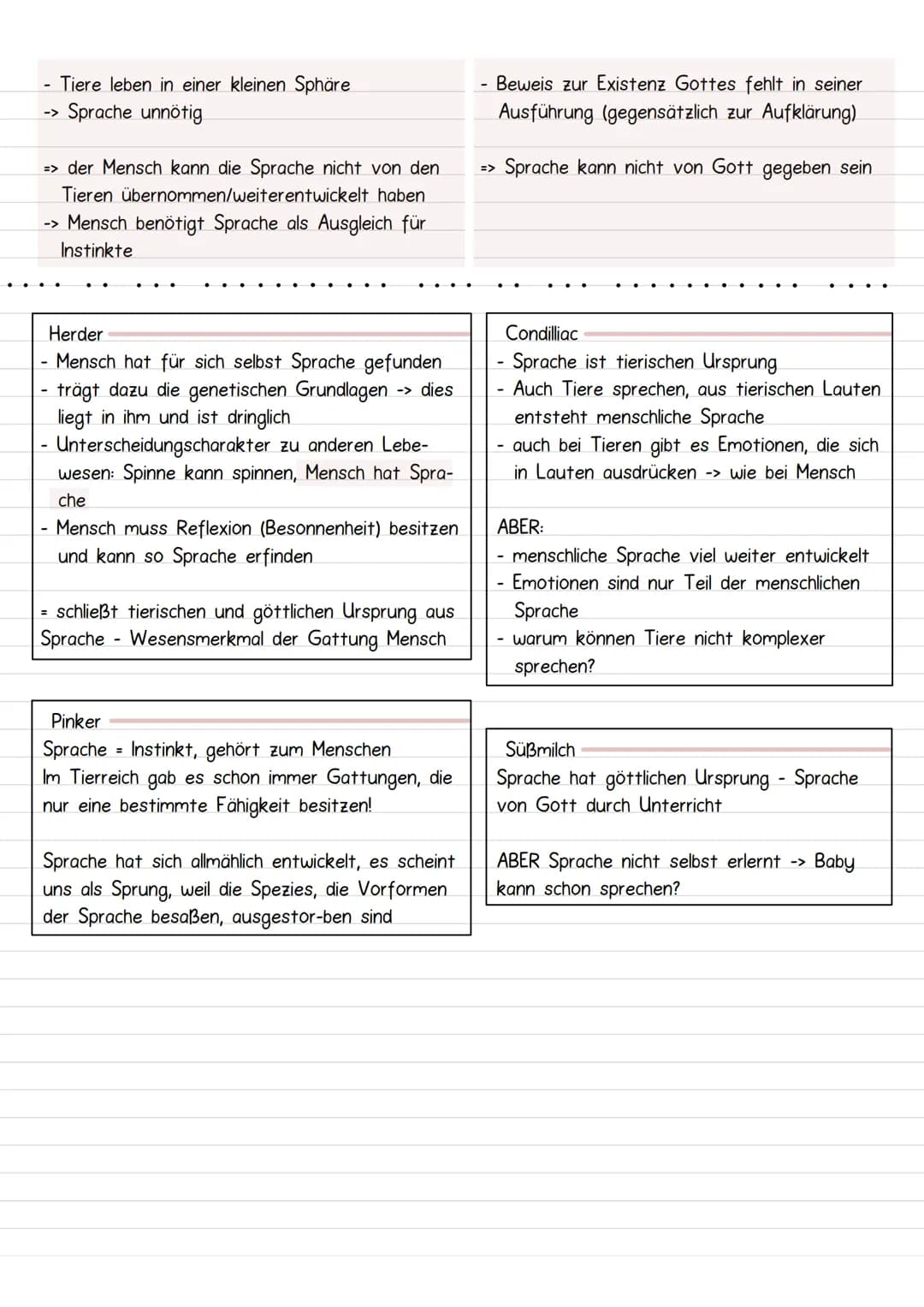 # Sprachursprung
Interaktionismus
Spracherwerb ist das Ergebnis einer Interaktion zwischen kindlichen Entwicklungsprozessen und Ein-
flüsse