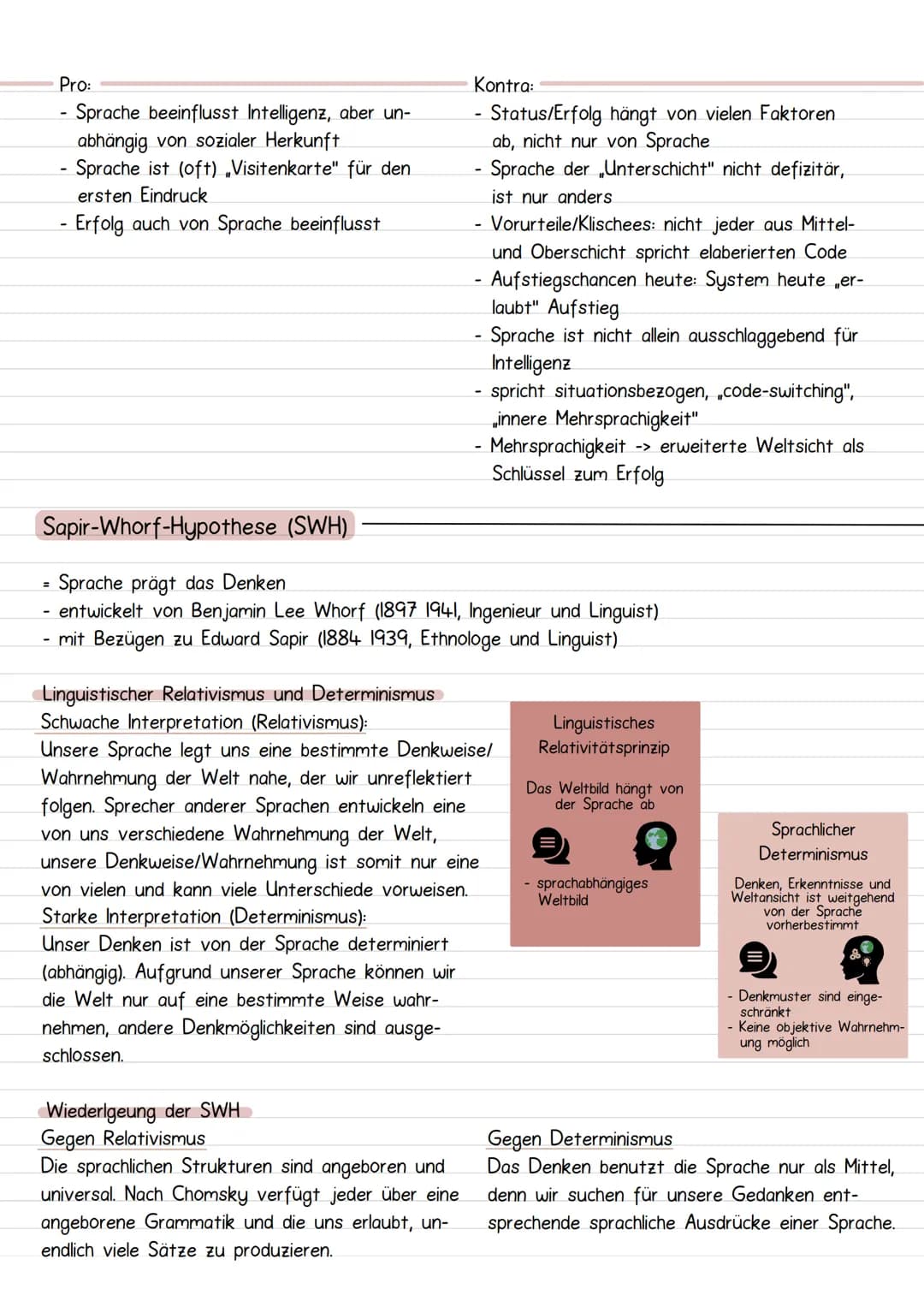 # Sprachursprung
Interaktionismus
Spracherwerb ist das Ergebnis einer Interaktion zwischen kindlichen Entwicklungsprozessen und Ein-
flüsse