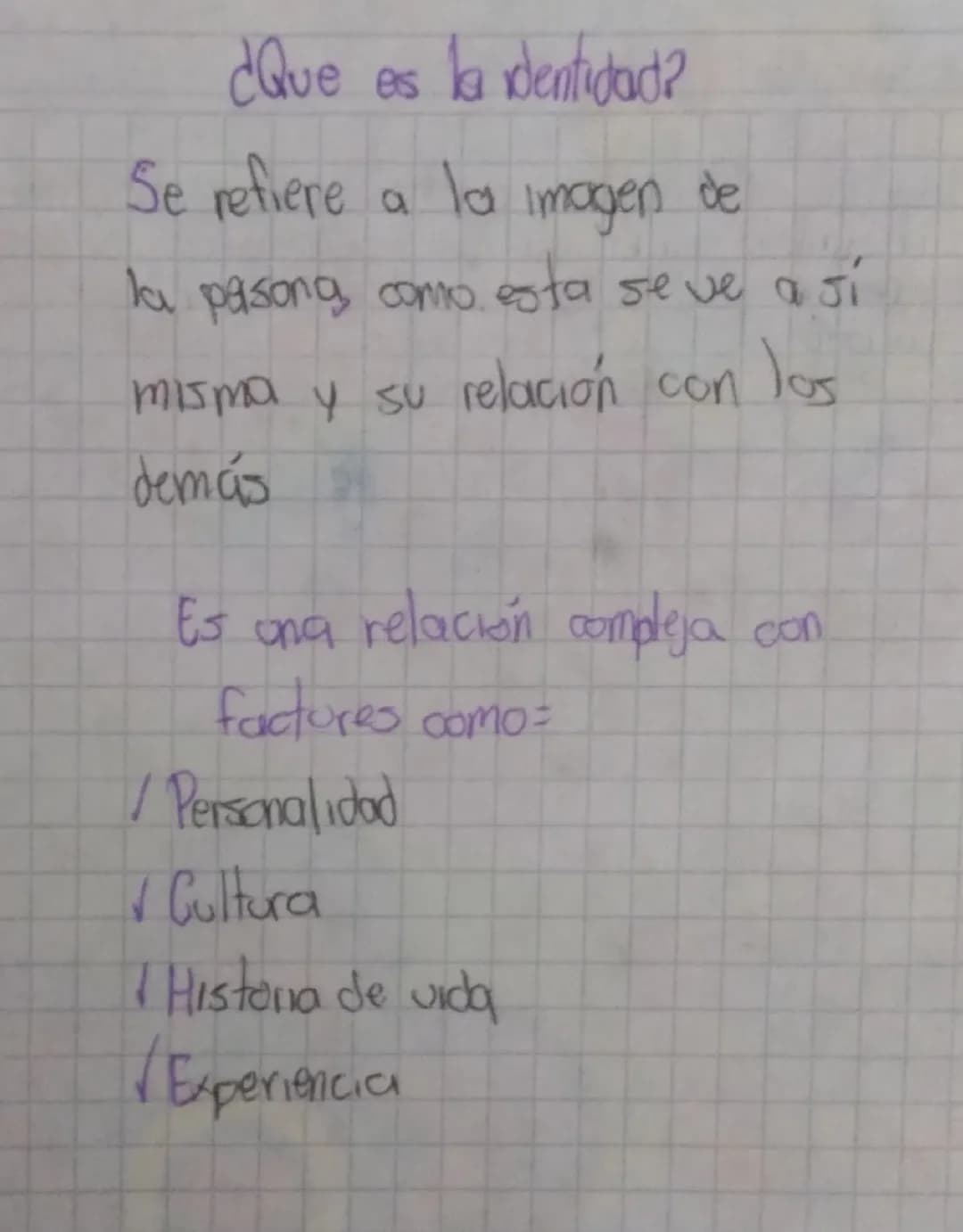 ¿Que es la dentidad?
Se refiere a la imagen de
la pasong, como esta se ve a sí
misma y su relación con los
demás
Es una relación compleja