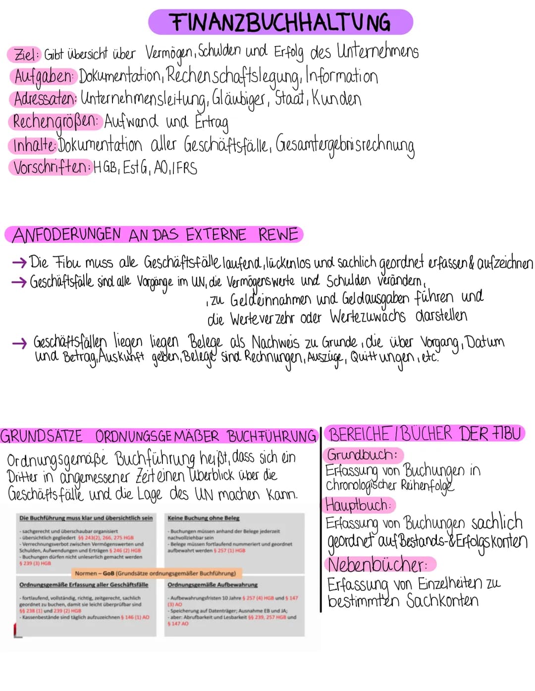 TEIL 1 # Überblick über das Rechnungswesen
| Finanzbuchhaltung | Kosten-Leistungsrechnung |
| ----------- | ----------- |
| ... rechnet all