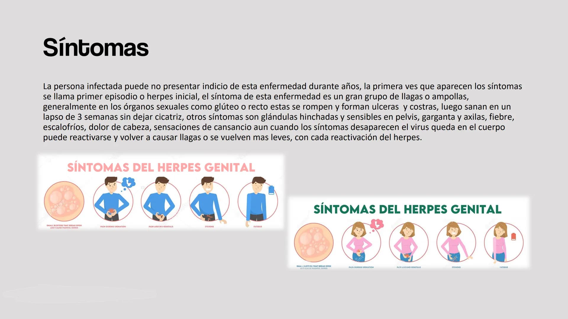 # HERPES GENITAL # Herpes genital
Es una enfermedad infecciosa la cual se transmite atreves de besos y de contacto directo con el área afec
