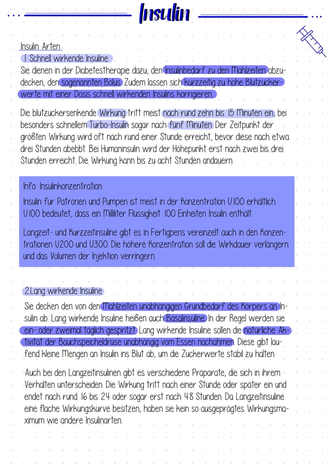 Insulin ### Insulin
So wirkt Insulin im Körper
Der Dünndarm spaltet Kohlenhydrate aus der Nahrung unter anderem in
Traubenzucker auf. Dies