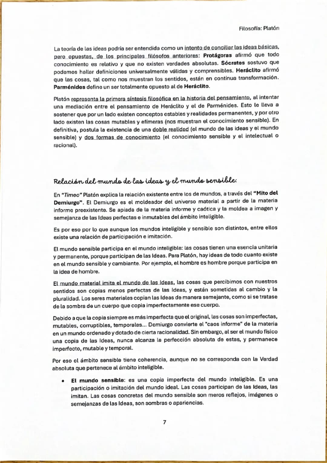 Filosofía: Platón
# Platón
## Contexto histórico y filosófico
Las guerras médicas, iniciadas en 499 a.C., unieron a los griegos contra lo