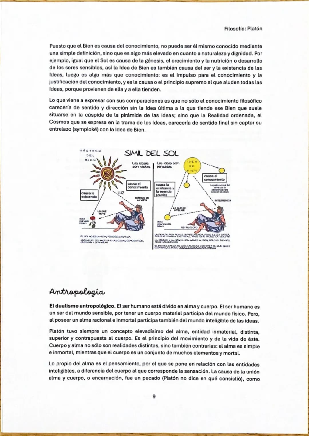 Filosofía: Platón
# Platón
## Contexto histórico y filosófico
Las guerras médicas, iniciadas en 499 a.C., unieron a los griegos contra lo