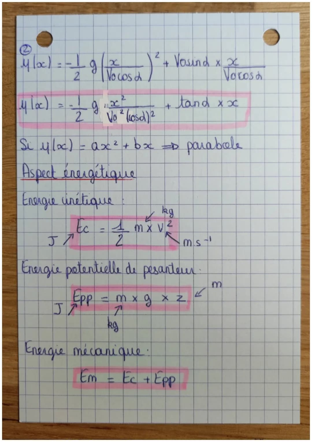 M
OUVE
M
ENT
5
DANS UN CHAMP UNIFORME
1ere lai de Newton
Principe d'inertie
→ soumis à des forces qui se compensent
→ mut rectilige/unif