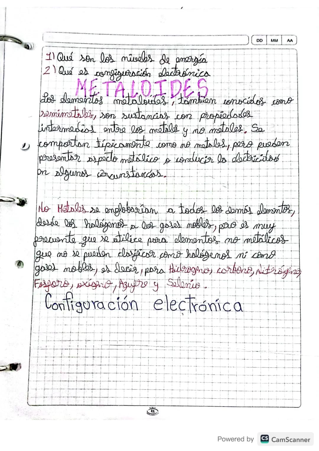 Miércoles 08 Febrero 2023
Tabla Periortica de los
elementos químicos
AA
La Tabla Periódica de los elementos es un registro
de todos los ele