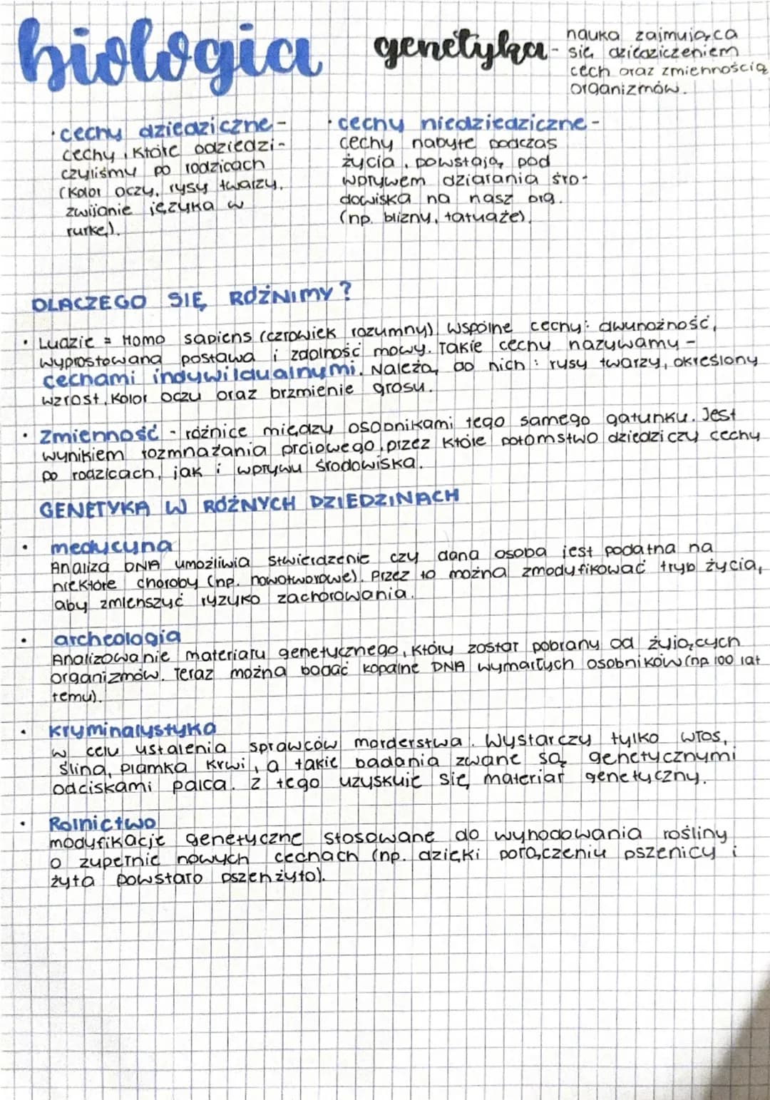 # biologia genetyka
* cechy dzieaziczne-
cechy ktore odziedzi
czyliśmy po rodzicach
(Kolor oczy, rysy twarzy.
zwijanie ję