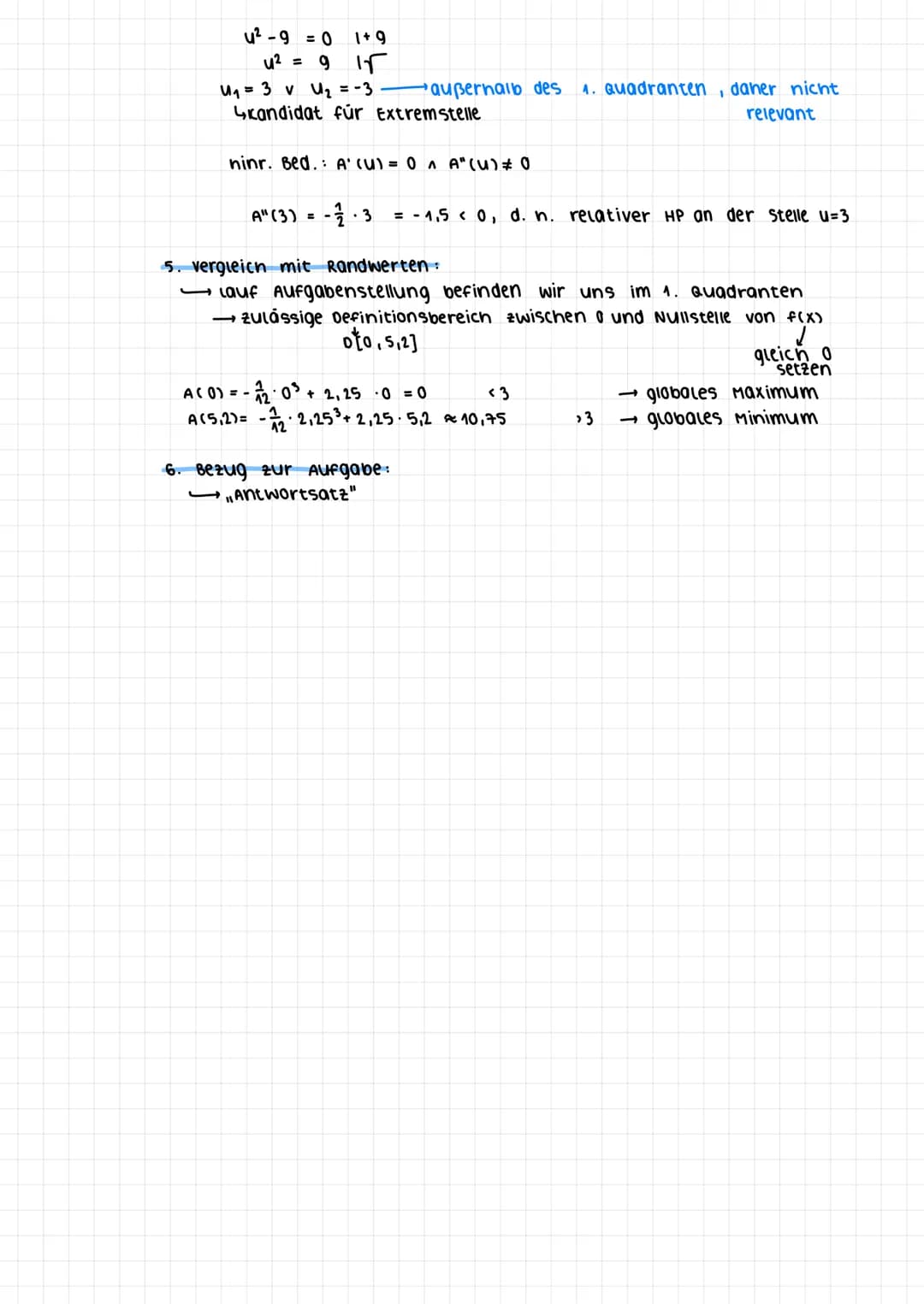 MATHE-KLAUSUR Q1.1
Zusammenhang zwischen f und f'
Die Steigung einer Tangente an den Graphen einer Funktion f in einem Punkt P (xolf(x0)) d