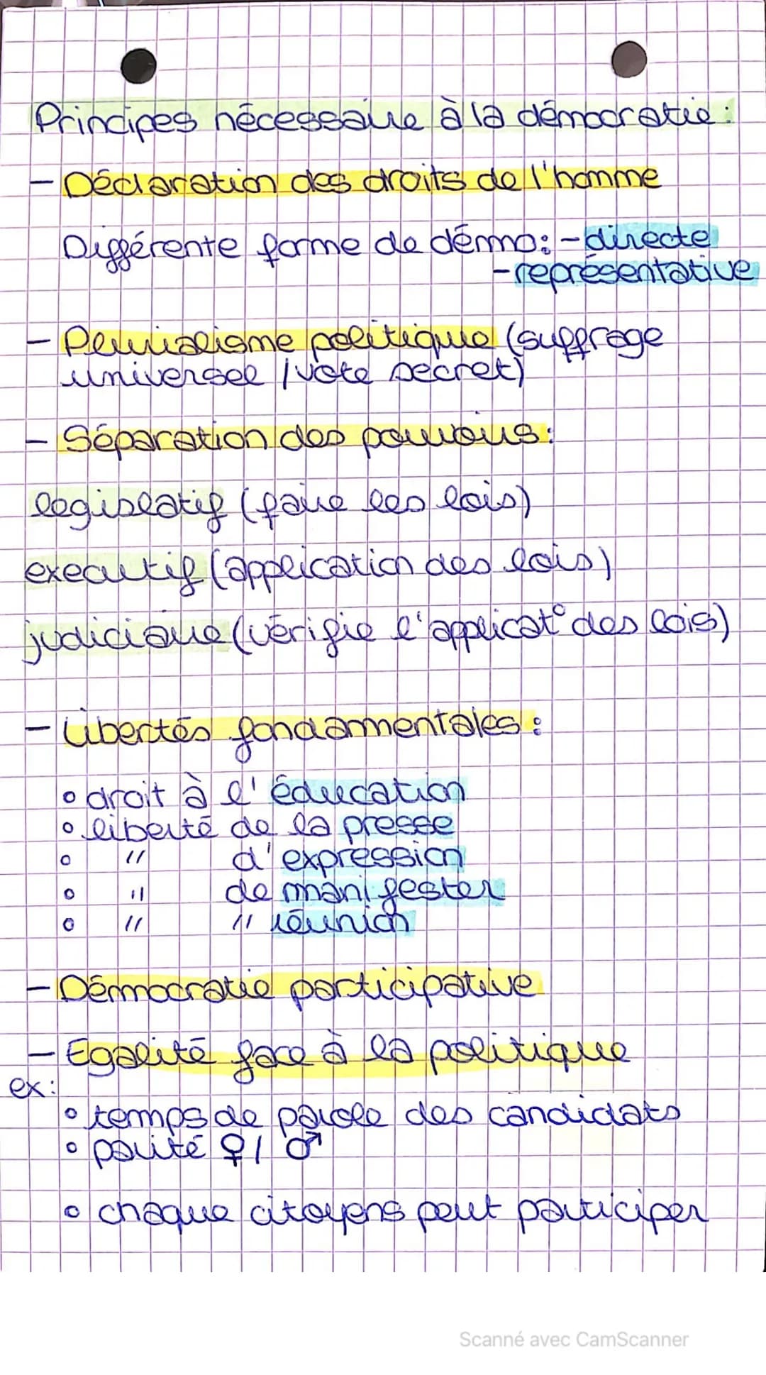 HGGSP Axe 1
Comprendre un régime
politique, la démocratie
naissance du mot démocratie:
→5ème siecle avant J.C à Athène
Démocratie: pavor d