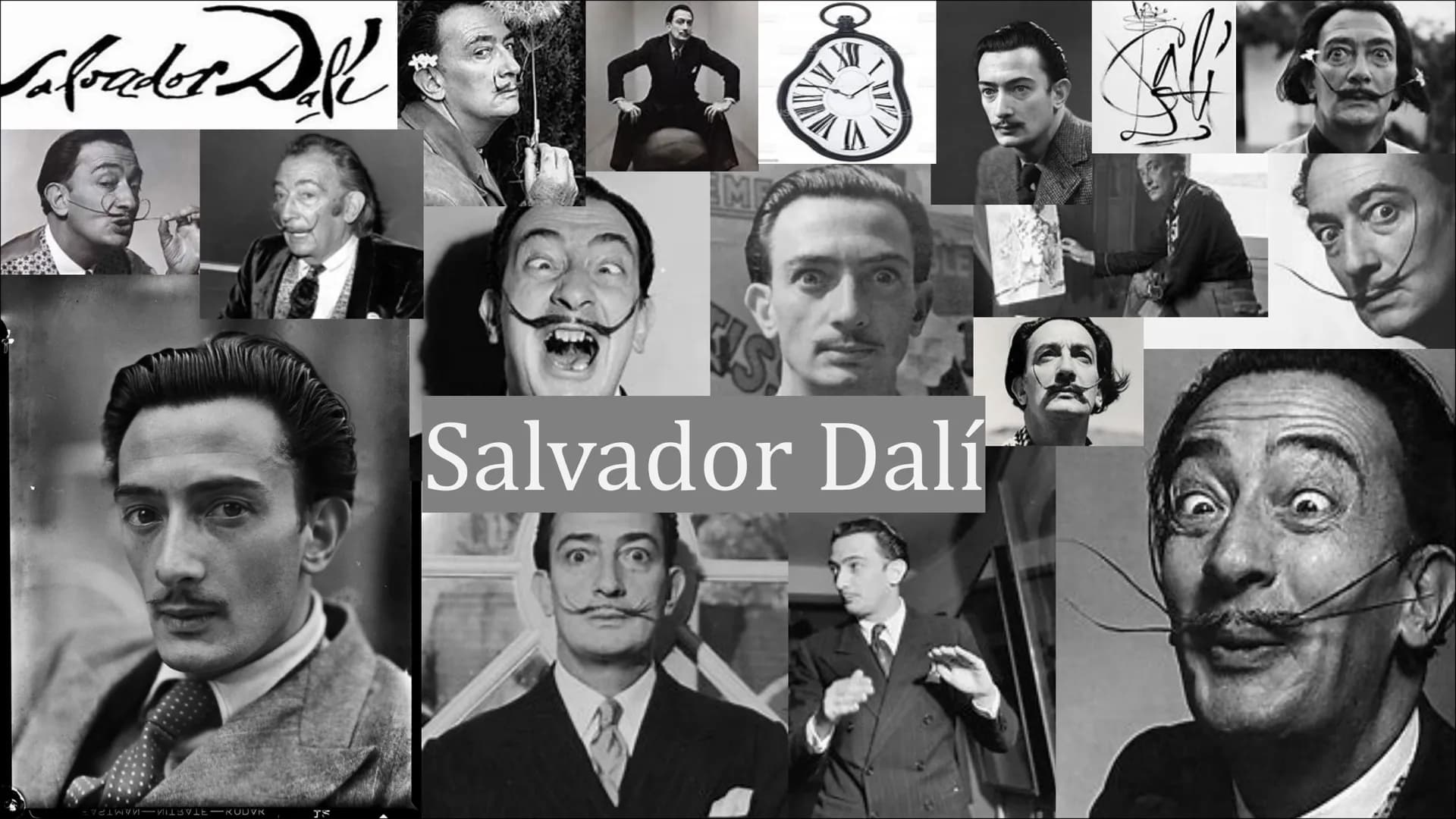 Salvador Dalí # Gliederung
* Grundsätzliche Informationen
* Lebenslauf
* Berühmte Werke von Dalí
* Surrealismus
* kritisch-parano