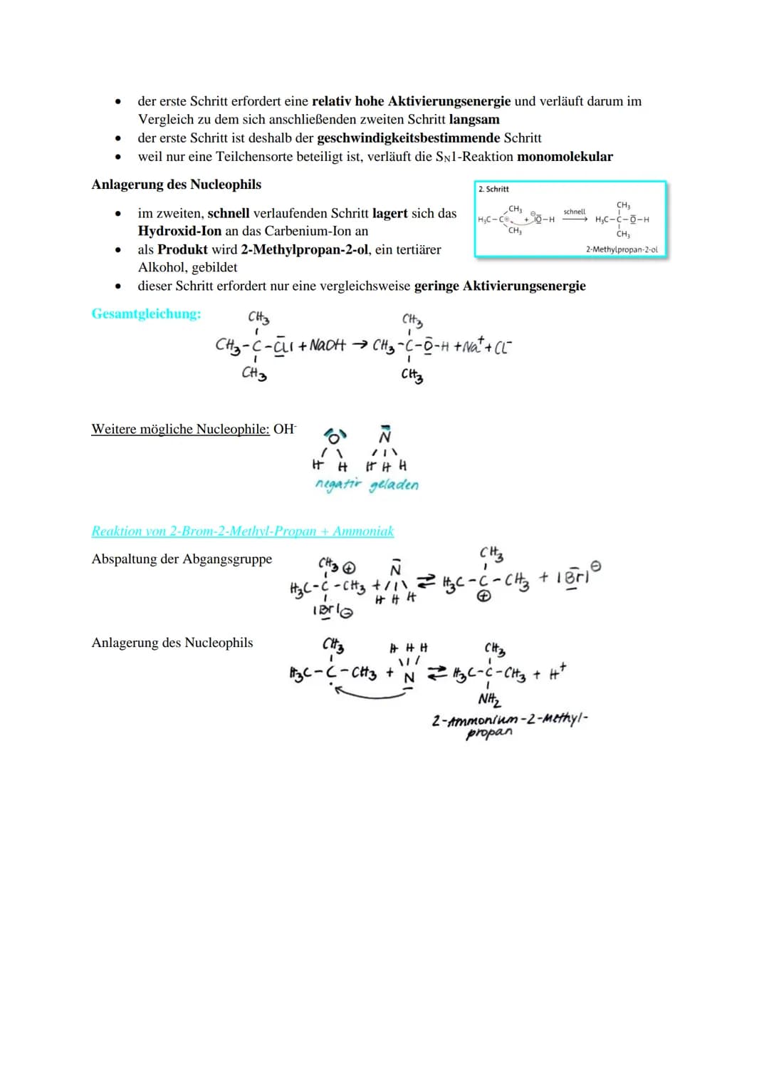 # Organische Chemic
Alkane als cinfachste Kohlenwasserstoffe
Stellung des C-Atoms:
- 6 Elektronen und Protonen → Ordnungszahl: 6
- 2 Auße