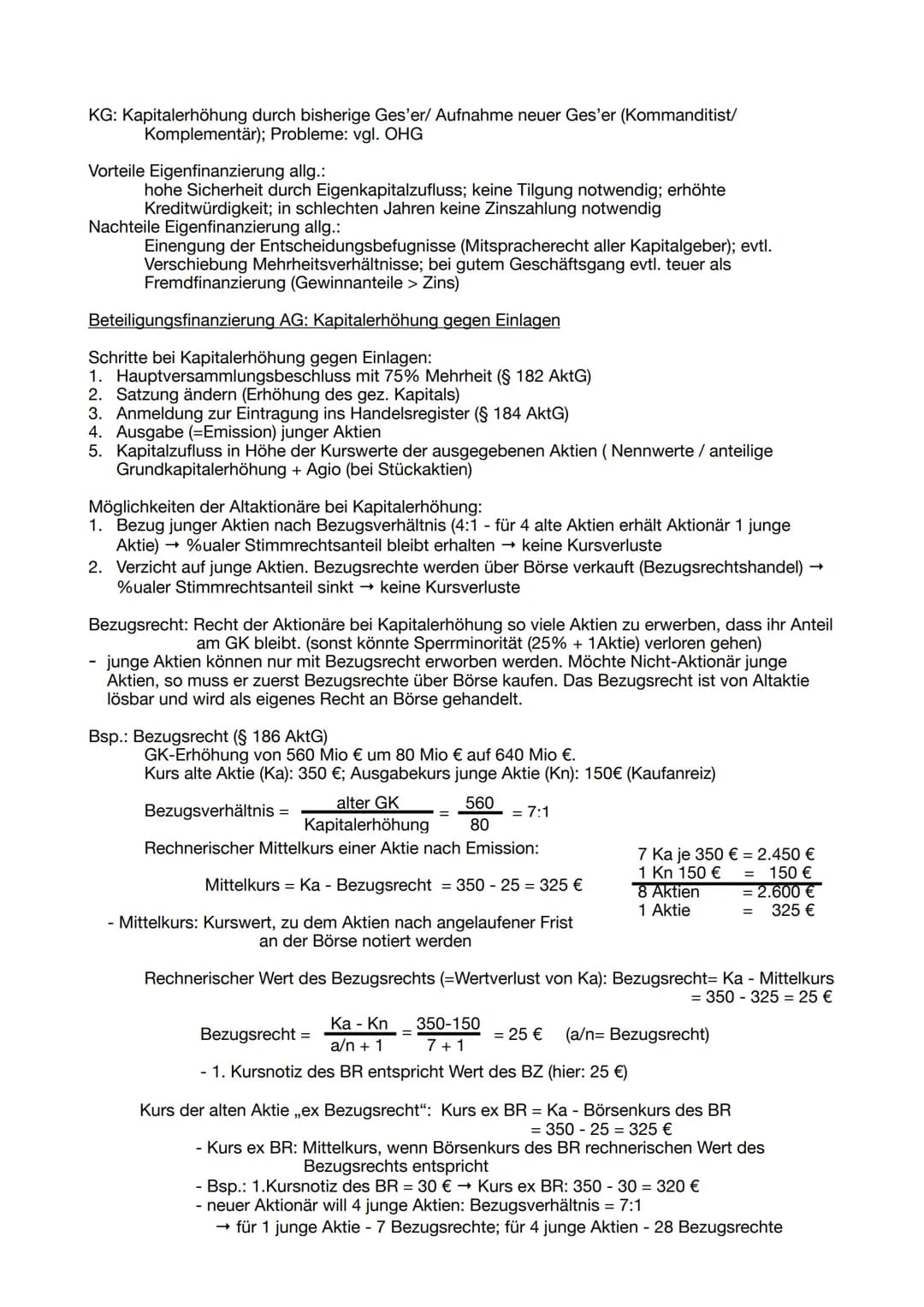 VBL KA 1
Investition & Finanzierung
Offene Selbstfinanzierung am Bsp. einer KG
08.10.19
Ausschüttung an Eigentümer
S
GuV
H
Aufwendun