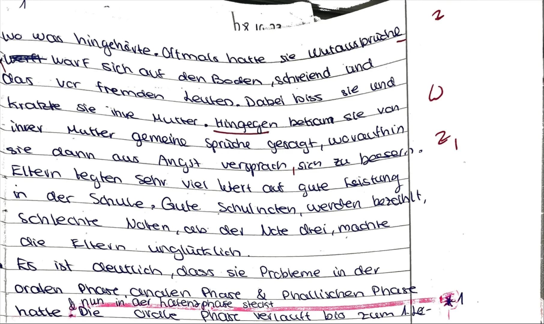 7
for
3Pharen
LK Pädagogik 12/1 (Yigit) 1. Kursarbeit
14.09.2021
23
Thema: Gestörte Entwicklung und Sozialisation in der Kindheit-Freuds
9: