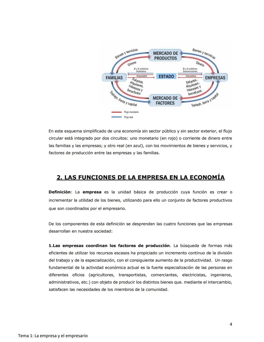 ECONOMÍA. TEMA 1. 2º BACHILLERATO
TEMA 1: LA EMPRESA Y EL EMPRESARIO
# 1. ACTIVIDAD ECONÓMICA Y EMPRESA
Aunque la escasez de recursos es