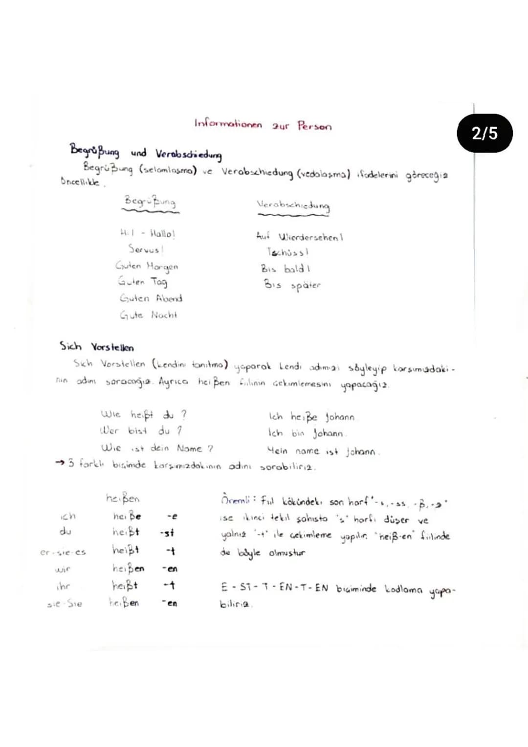 Informationen zur Person
Begrüßung und Verabschiedung
Begrüßung (selamlasma) ve Verabschiedung (vedalaşma) ifadelerini göreceğiz
Oncellikle