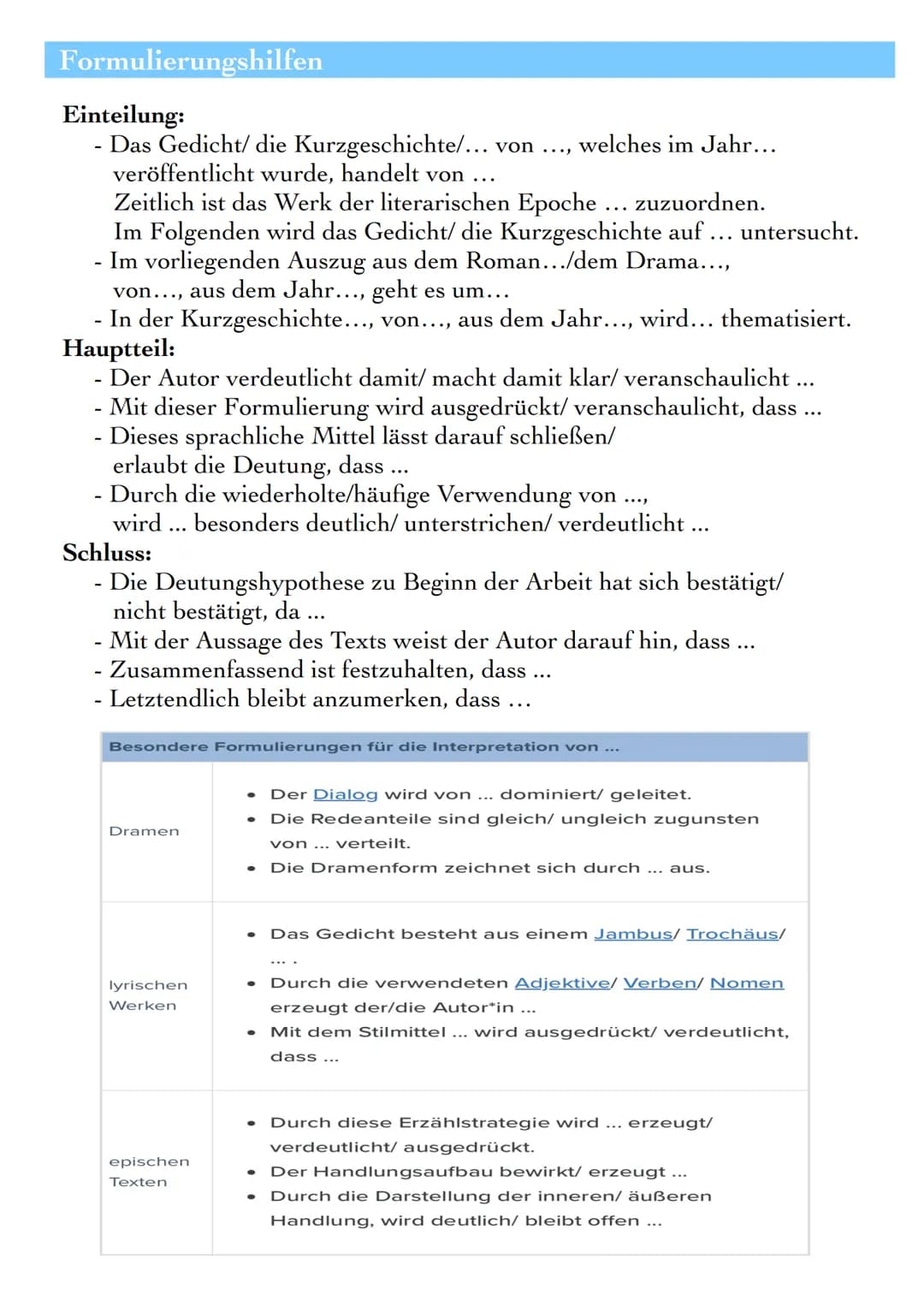 # TEXTINTERPRETATION
## Definition
Die Textinterpretation ist die Untersuchung und Deutung
eines Textes in Form eines Aufsatzes.
Die Inter