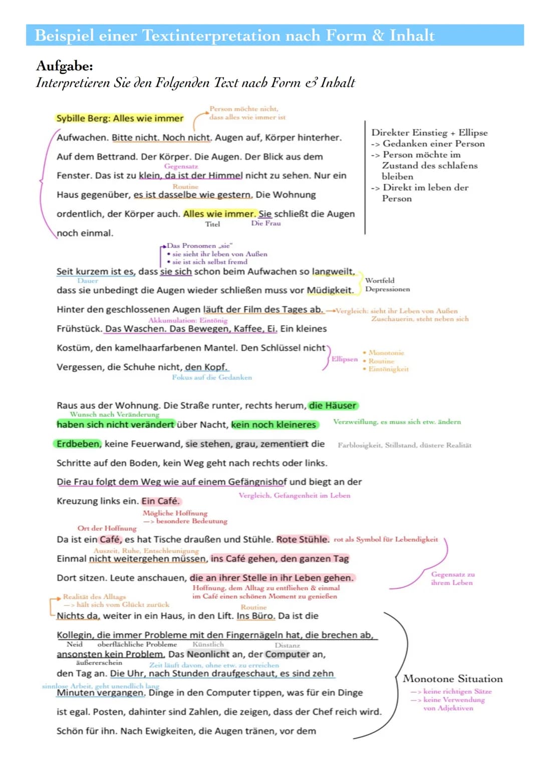 # TEXTINTERPRETATION
## Definition
Die Textinterpretation ist die Untersuchung und Deutung
eines Textes in Form eines Aufsatzes.
Die Inter