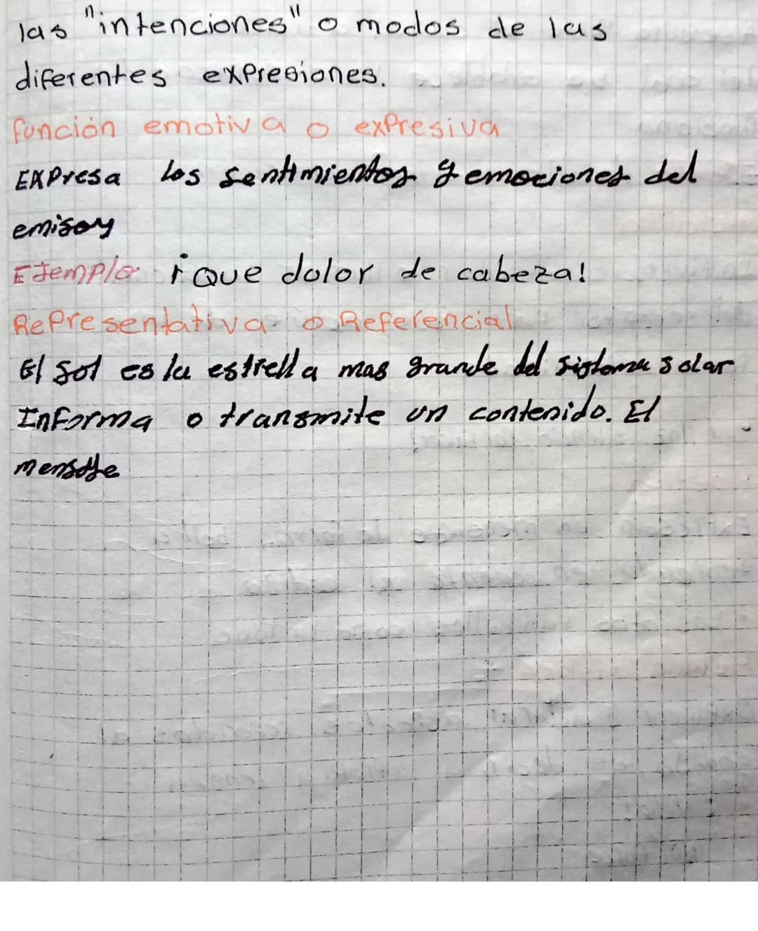las "intenciones" o modos de las
diferentes expresiones.
función emotiv a o expresiva
Expresa los sentimientos y emociones del
emisoy
Ejemp