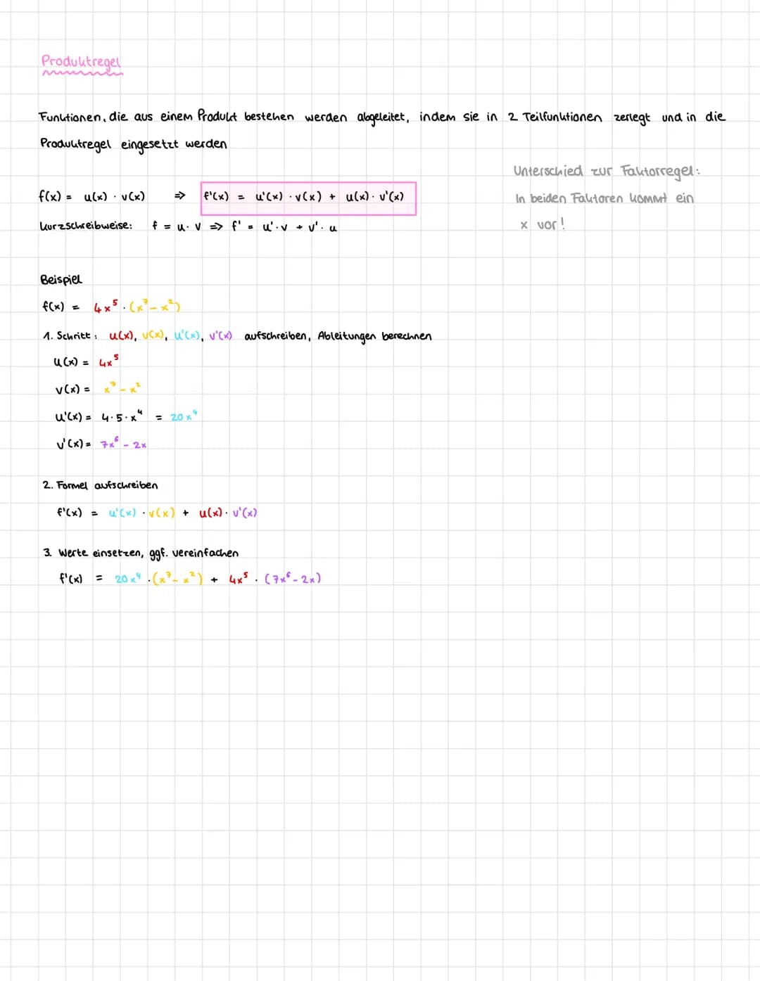 # Ableitungen
Die Ableitung f'(x) gibt die Tangentensteigung in einem bestimmten Punkt auf dem Graphen einer Funktion f(x) an.
2
Ableitun