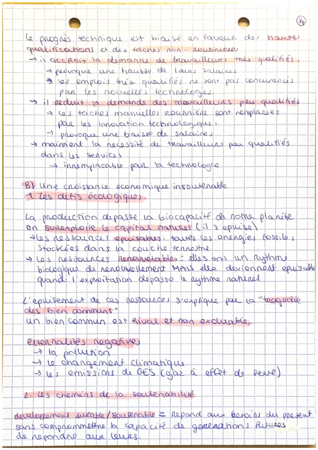 @
SES- Chap 1
I. Le phenomère de la croissance économique
Al la mesure de la croissance économique
croissance économique: augmentation sou