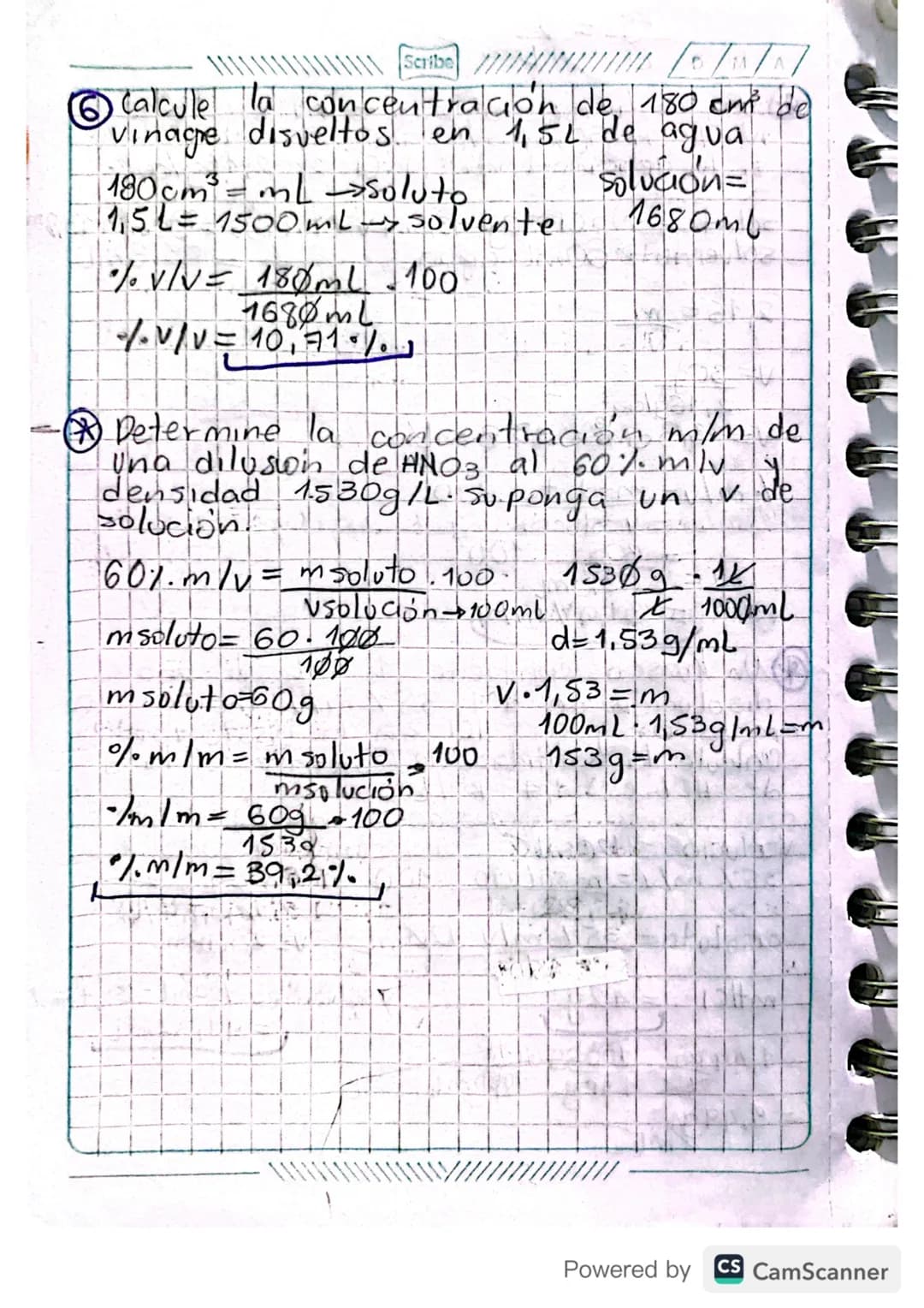 11/09/23
Unidades físicas de
concentración
%m/m % m/v % v/v ppm
-%m/m = $\frac{msoluto}{msolución}$.100
msolución= msoluto+m solvente
-