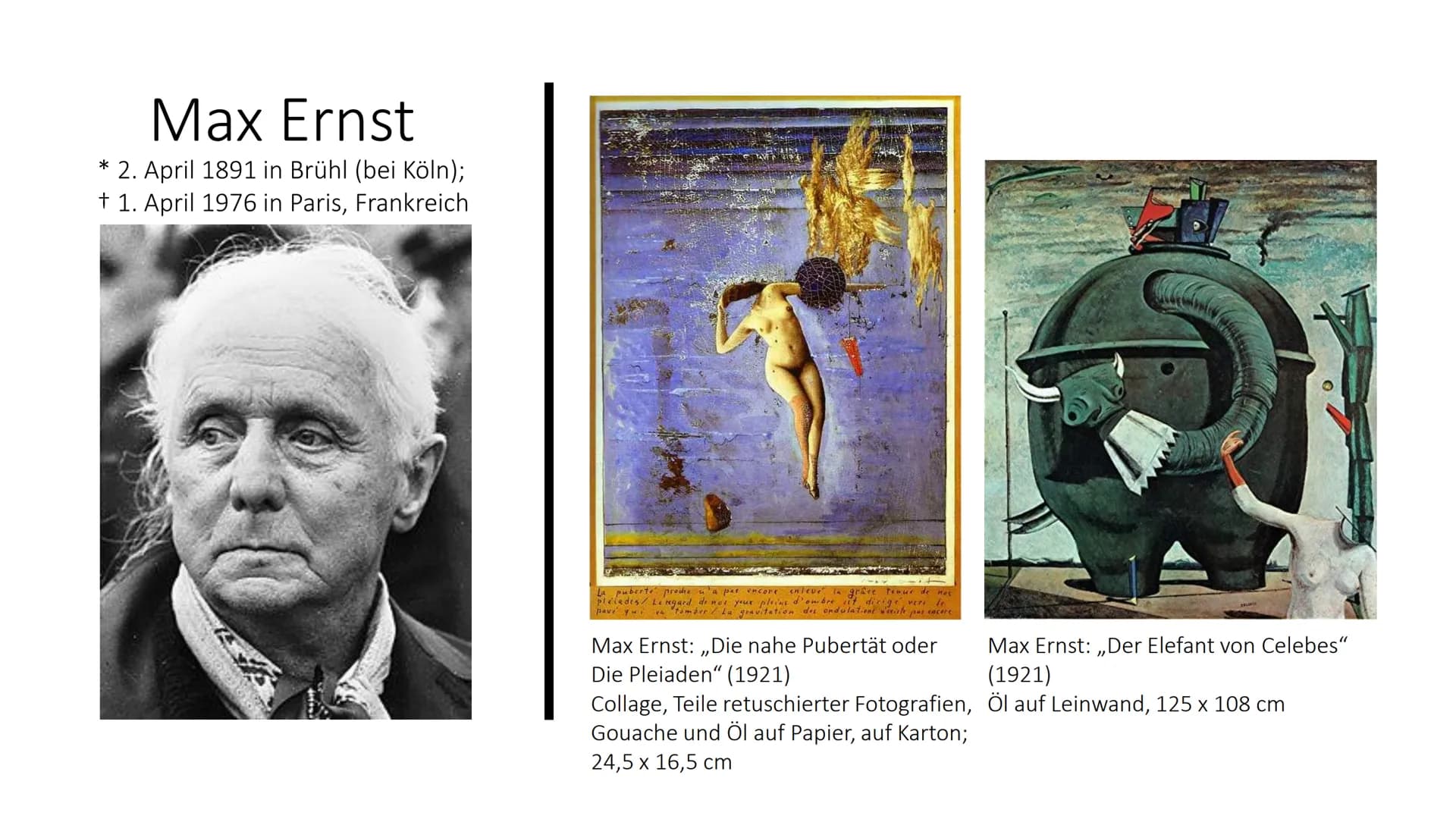SURREALISMUS
Präsentation von
Salvador Dali: „Die Beständigkeit der Erinnerung“ (1931)
Öl auf Leinwand; 24,1 x 33cm # Gliederung
1. Defin