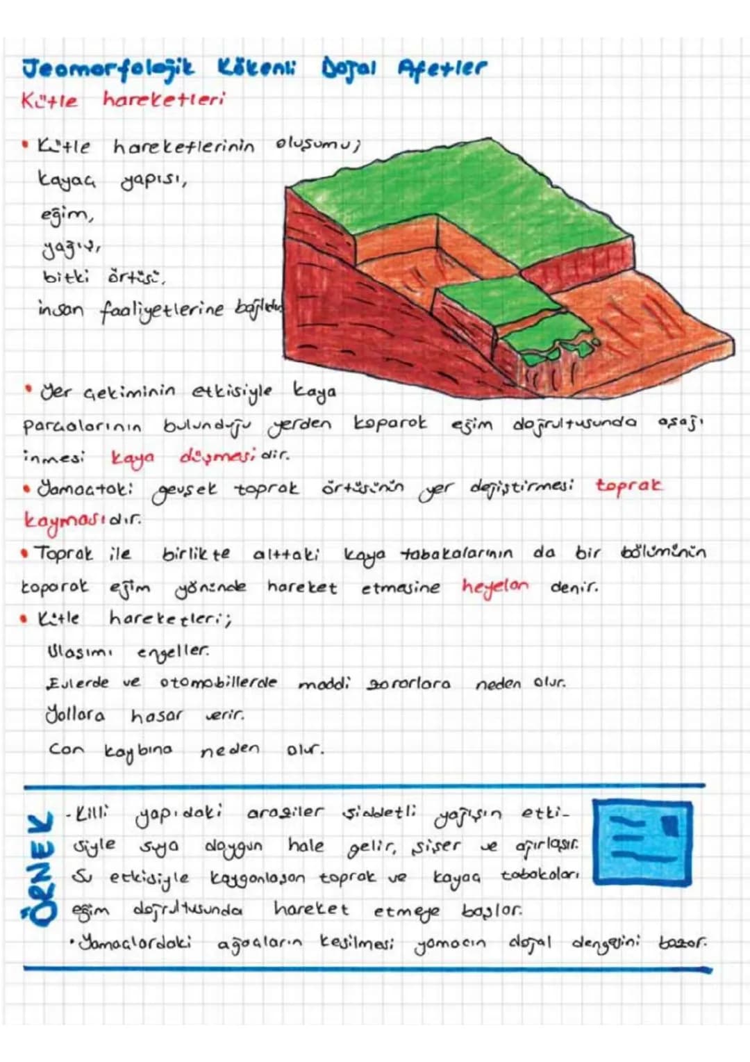 # DOĞAL AFETLER
* Can ve mal kayıplarına neden olan doğa olaylarına doğal afet denir.
* Doğal afetler yeryüzünde her zamon görülse de i