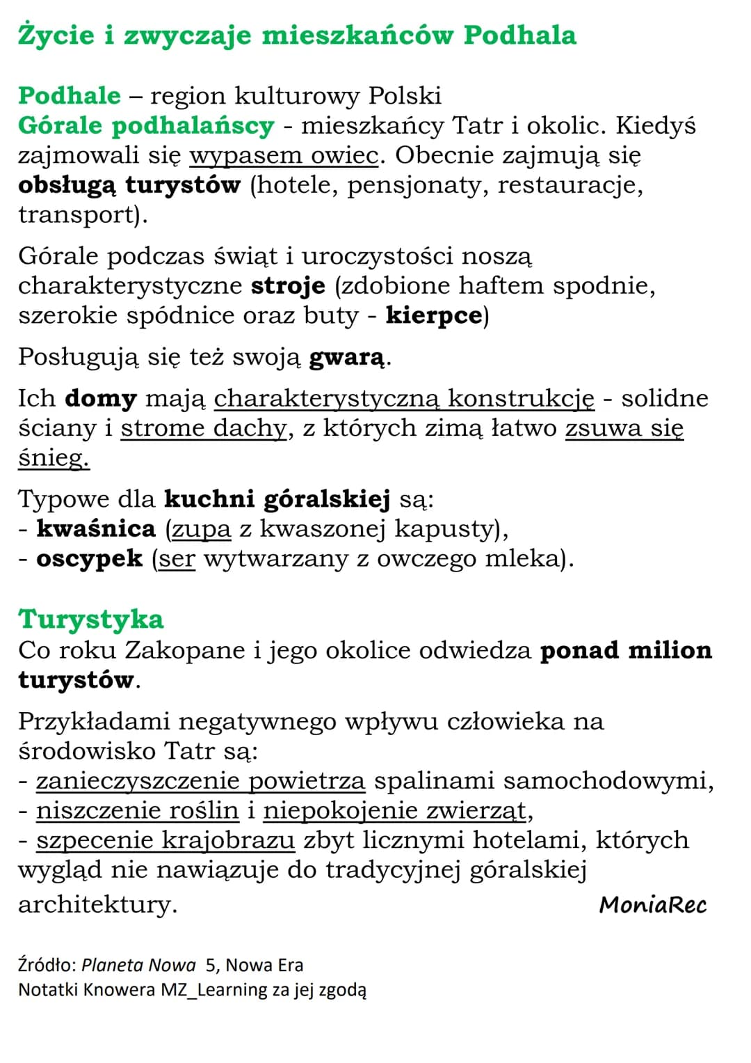 # Krajobraz wysokogórski
# Tatr
Tatry są częścią łańcucha Karpat.
Tatry są jedyną krainą w Polsce, w której występuje
krajobraz wysokogórs