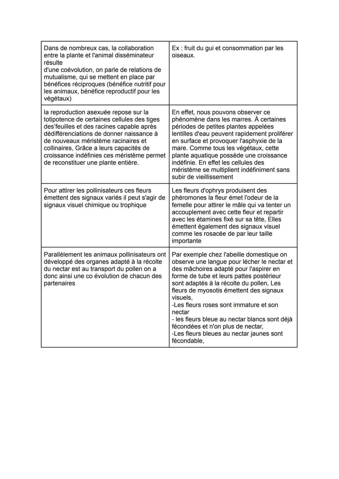De la plante sauvage à la plante domestiquée
Chap 1: L'organisation fonctionnelle des plantes à fleurs
Les racines possèdent de très
nombr